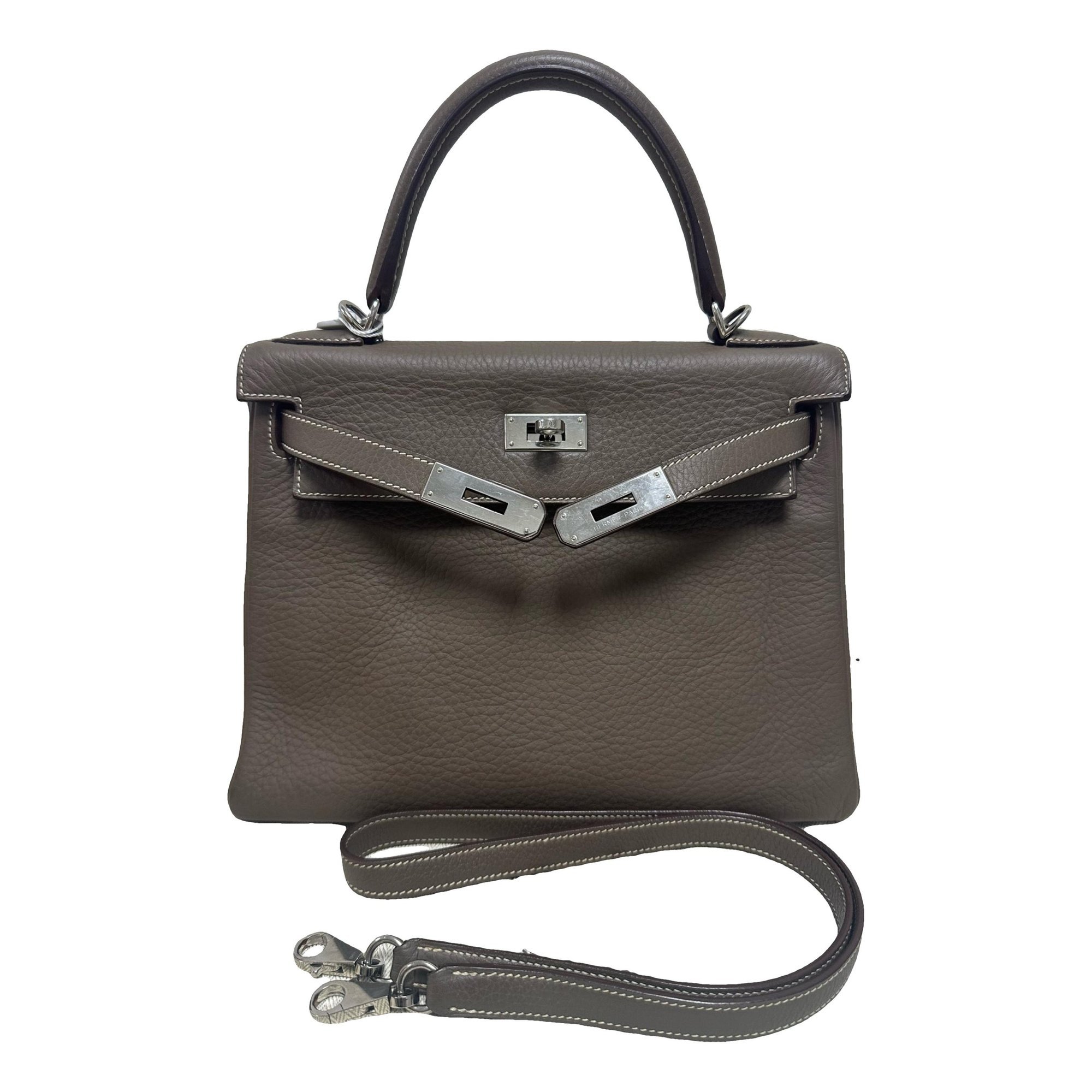Kelly 28 leather handbag