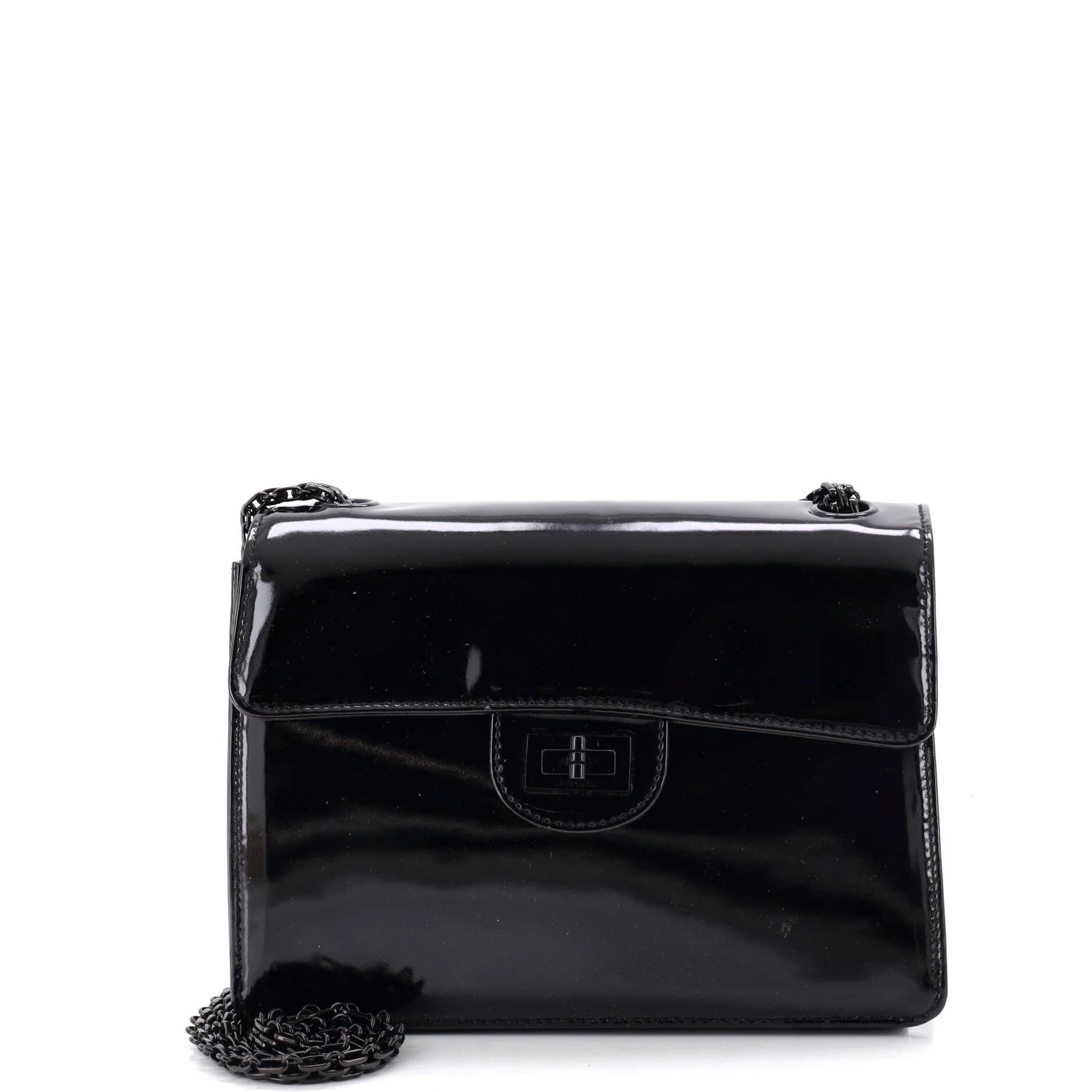 Patent leather handbag