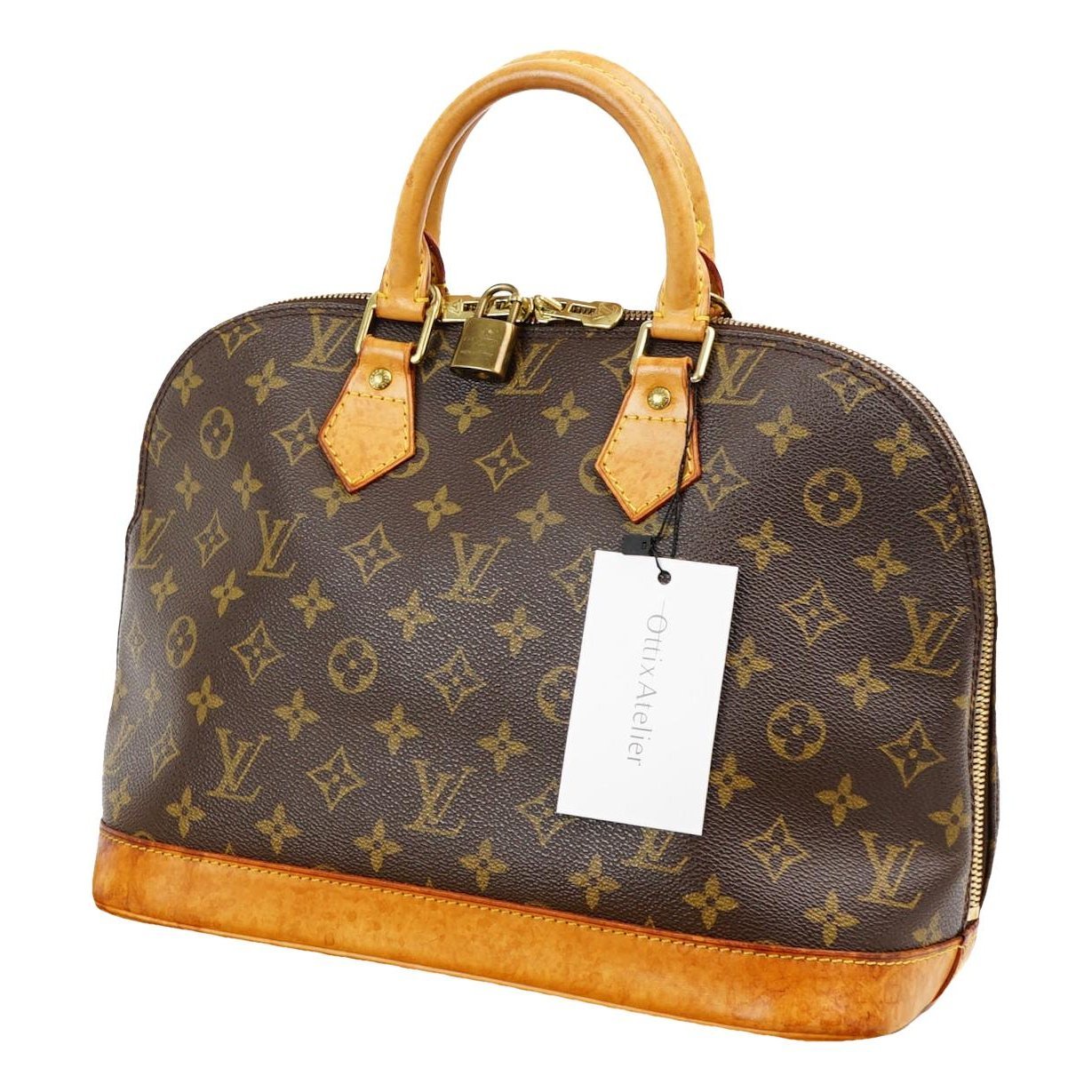 Alma leather handbag