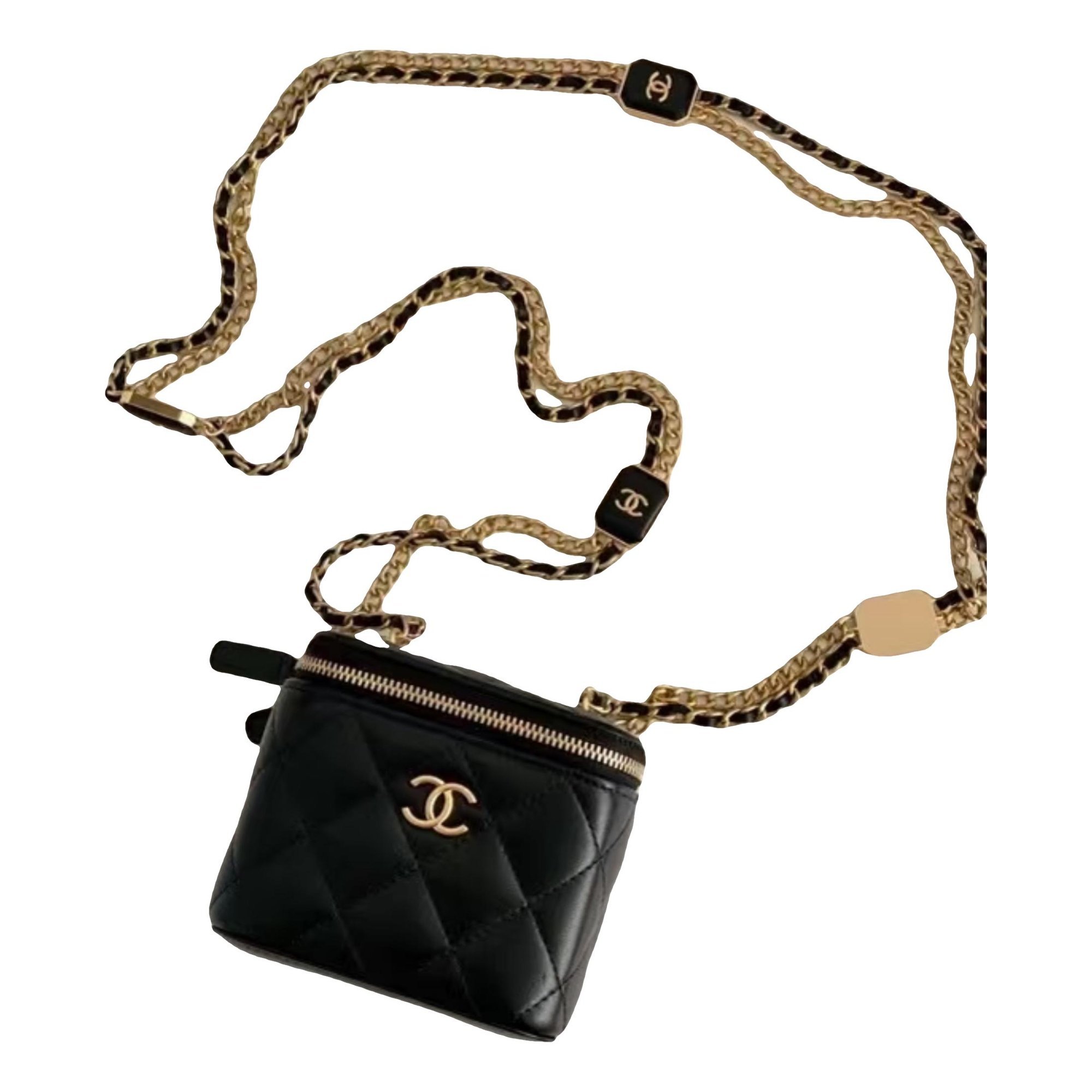 Trendy CC Vanity leather handbag