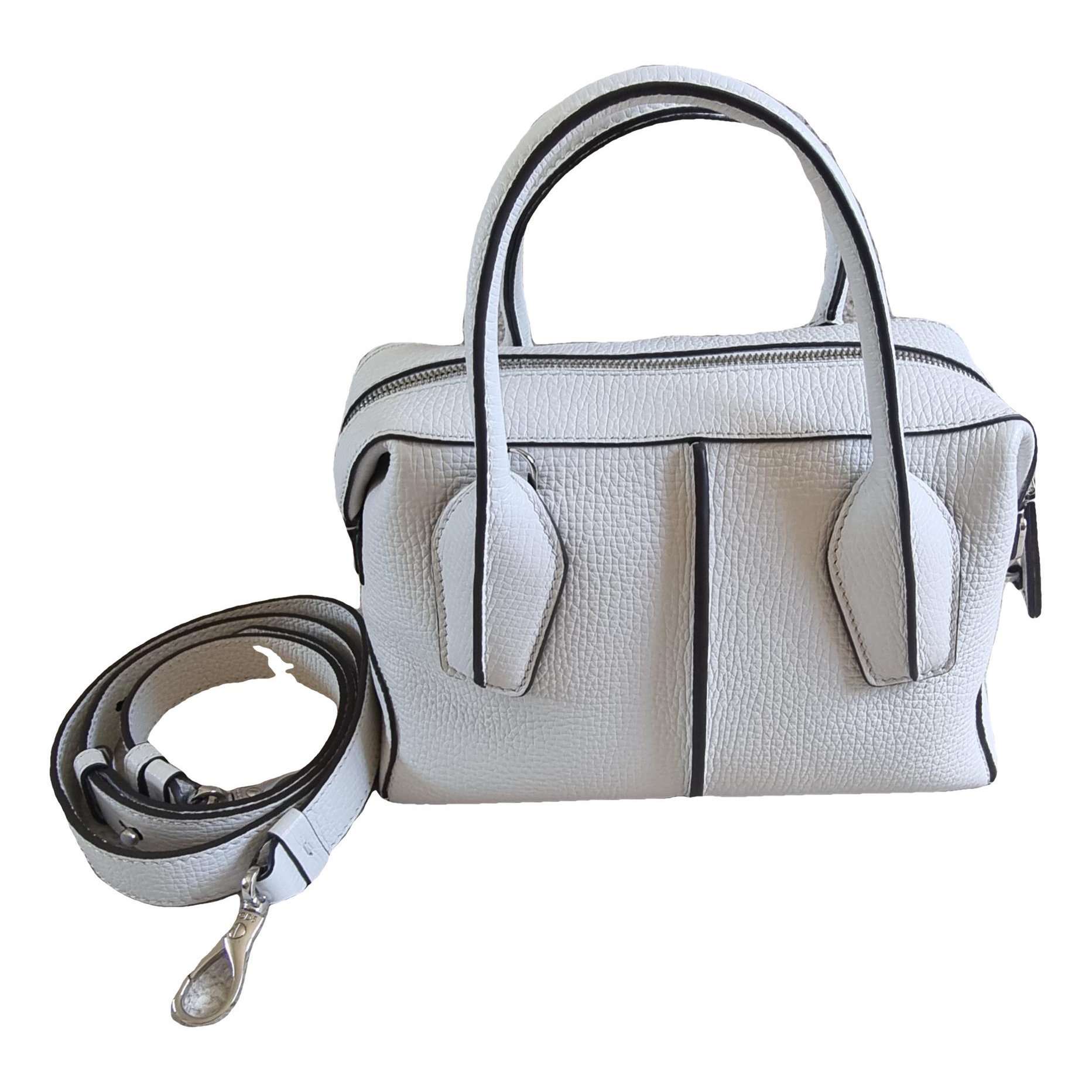 Leather bowling bag