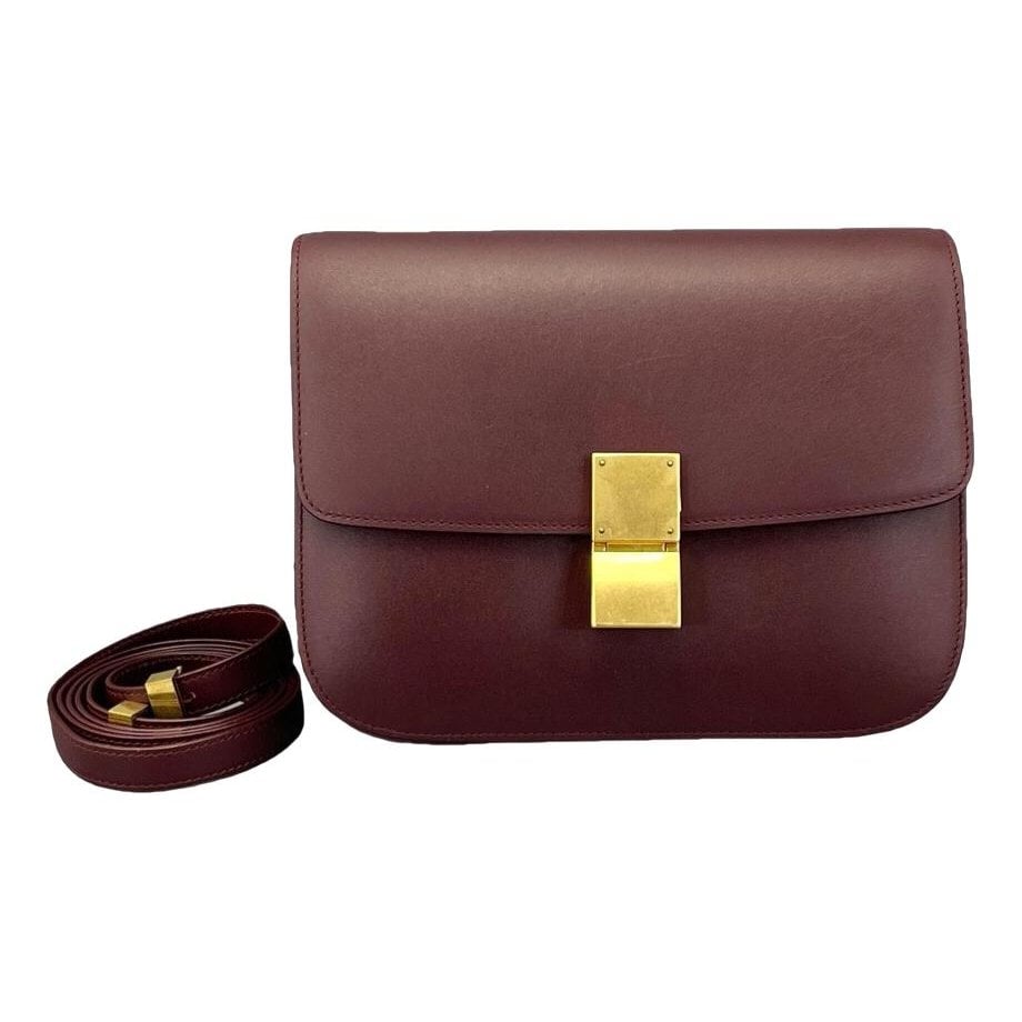 Classic leather crossbody bag