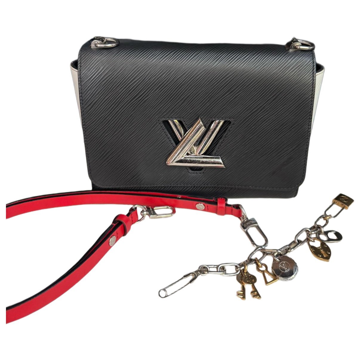 Twist leather handbag