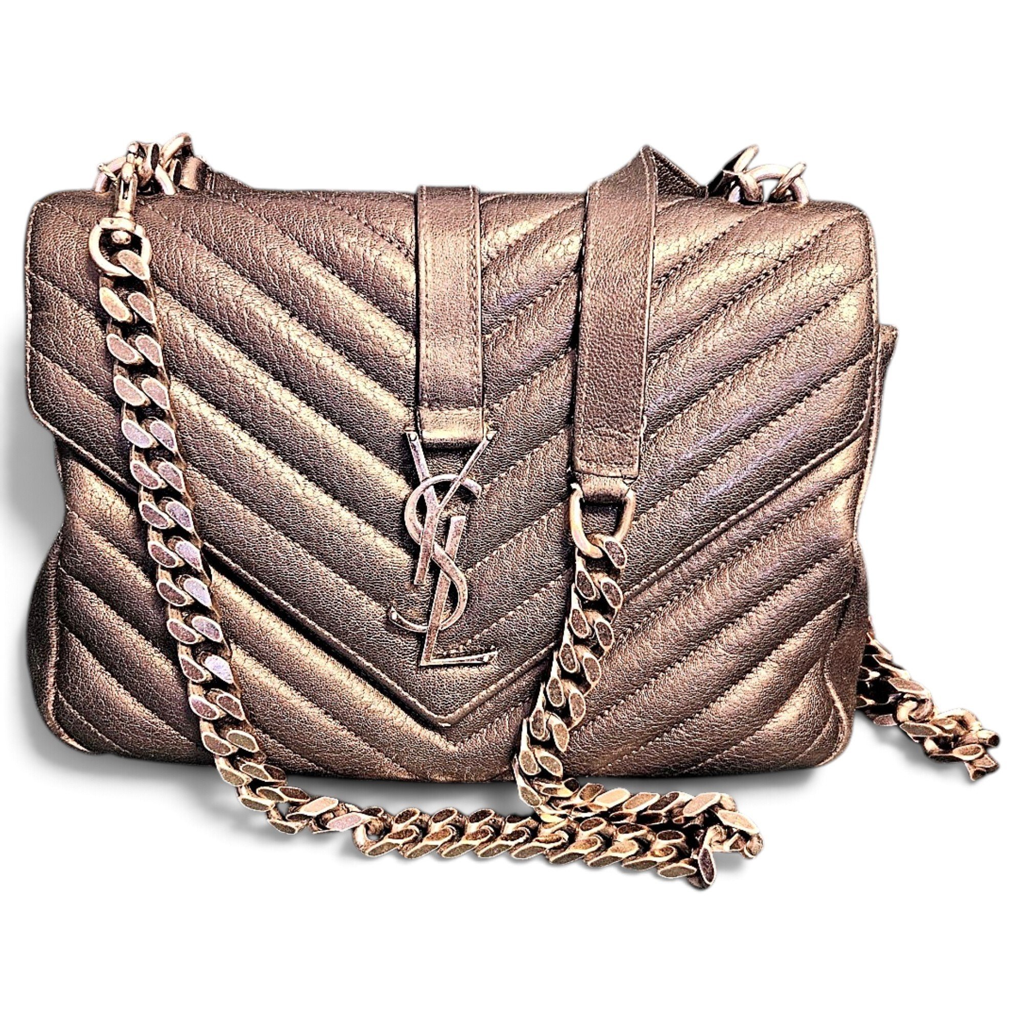 Collége monogramme leather handbag