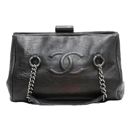 Leather tote