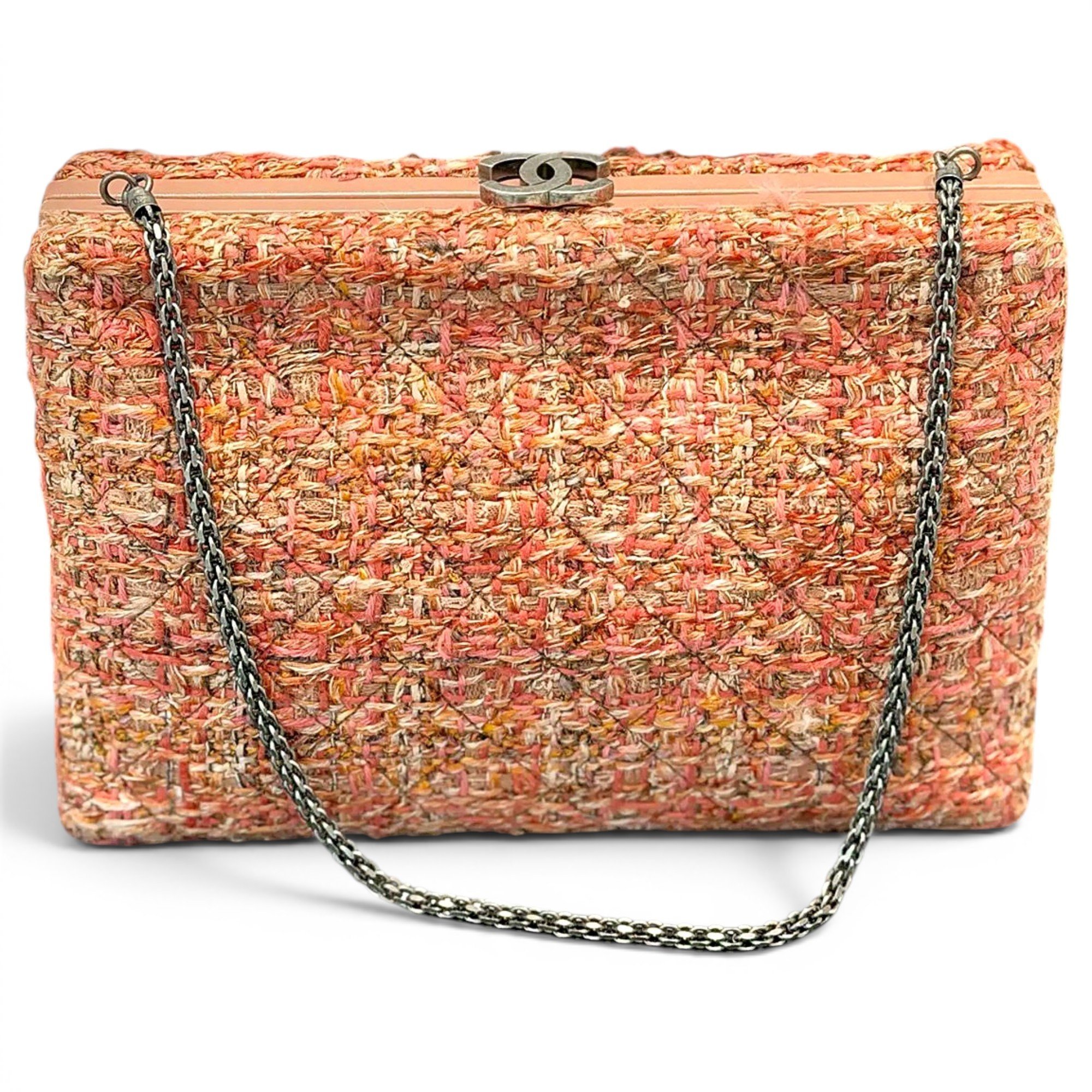 Wallet On Chain 2.55 tweed handbag