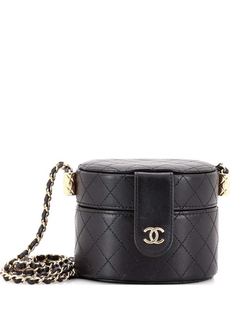 CC Allure Vanity Case with Chain Quilted Lambskin Mini crossbody bag