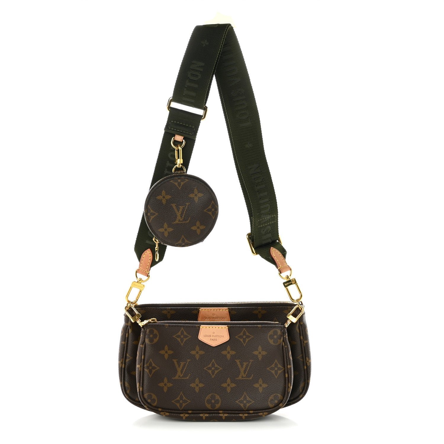 Louis Vuitton Monogram Multi Pochette Accessories Kaki
