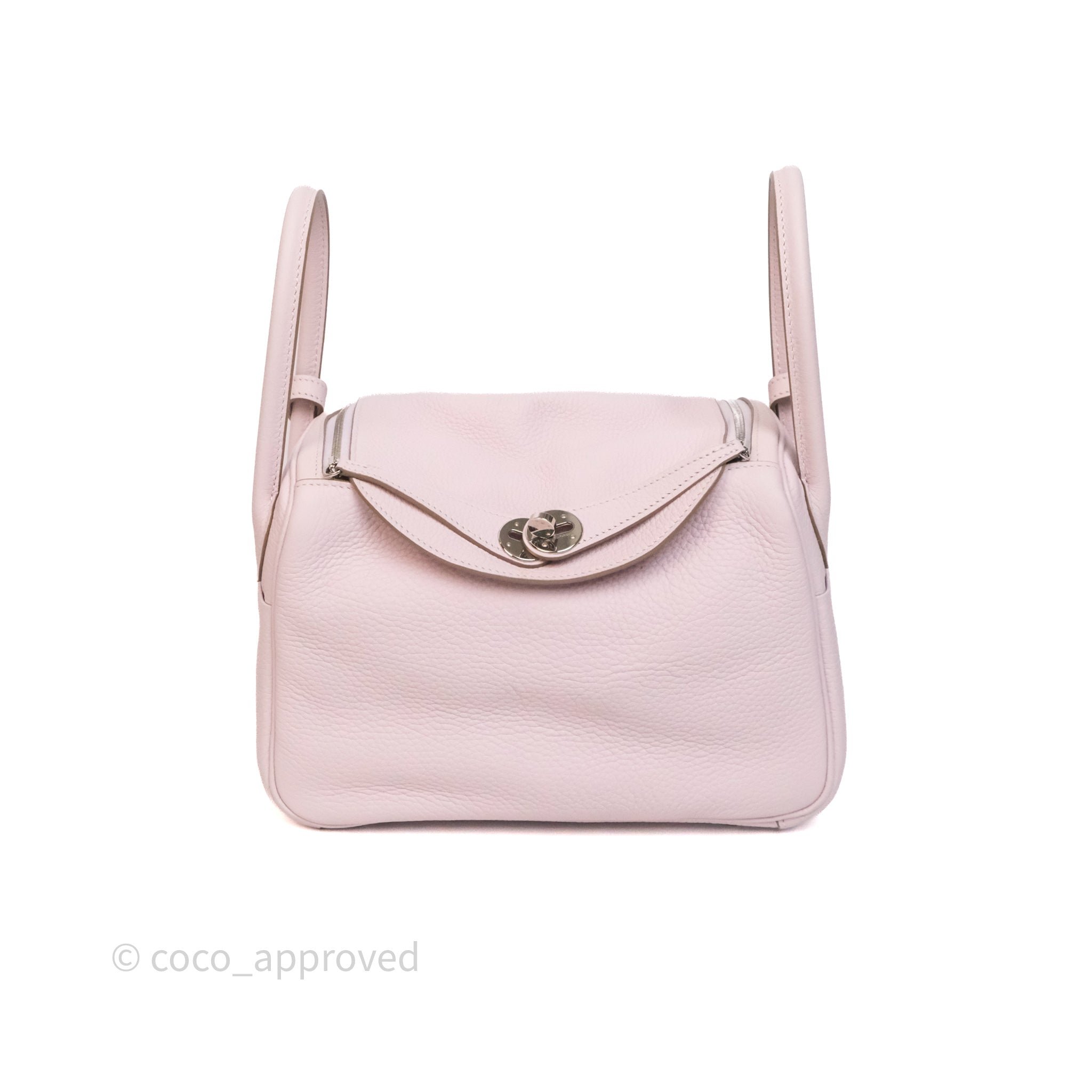 Hermès Lindy 26 Mauve Pâle 09 Clemence Palladium Hardware