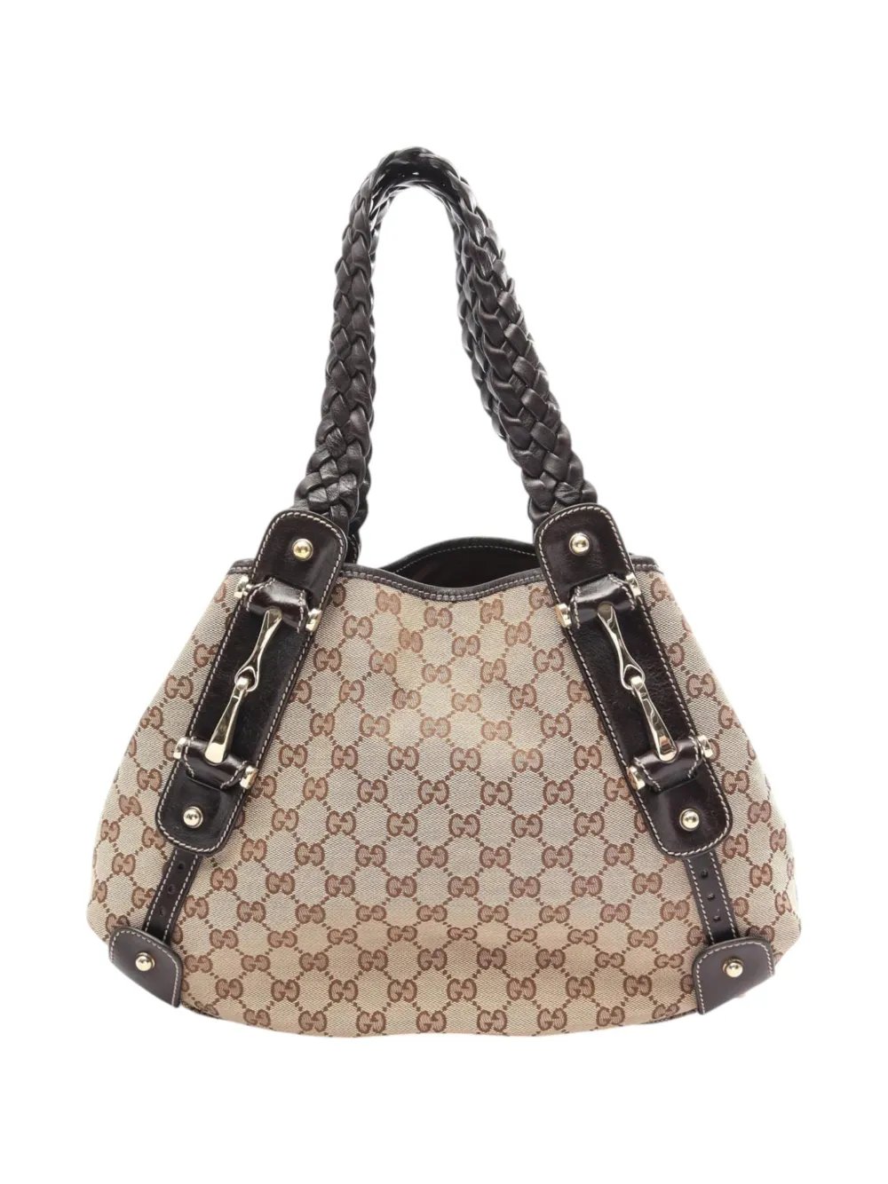 2000-2015 GG Canvas Horsebit Pelham shoulder bag