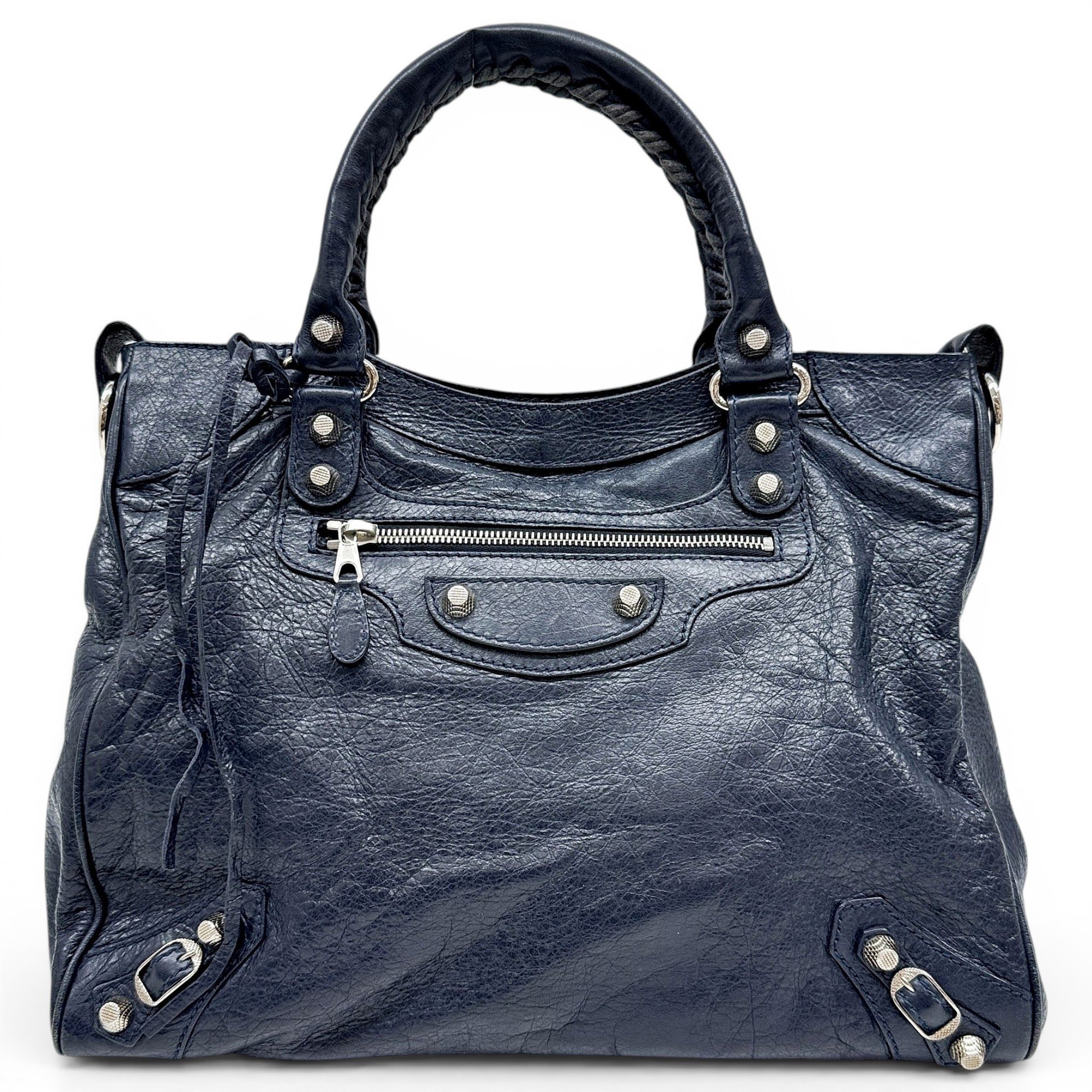 Vélo leather handbag
