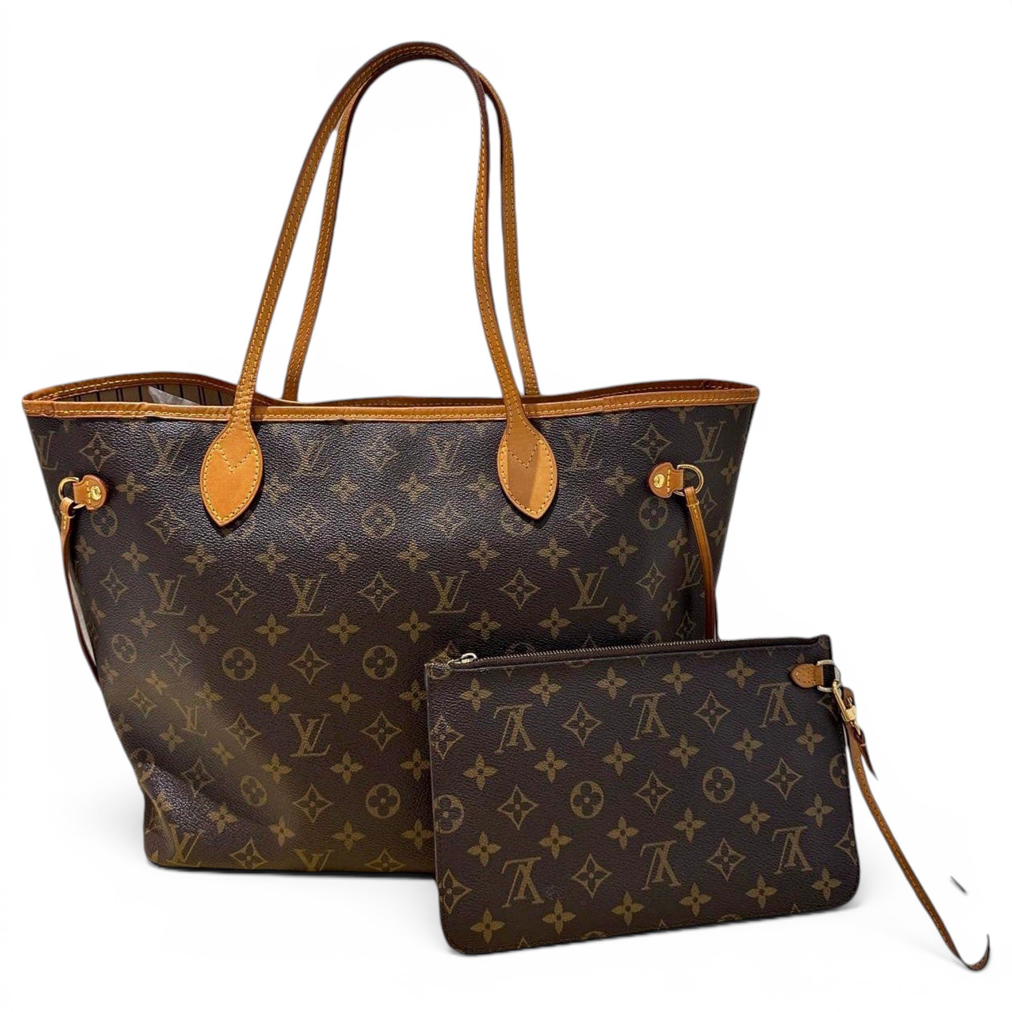 Neverfull leather tote