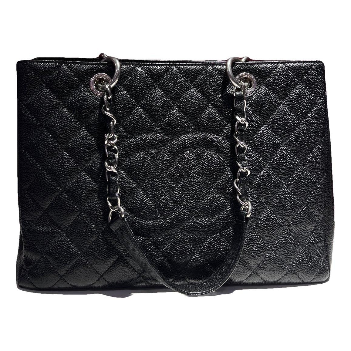 Grand shopping leather tote