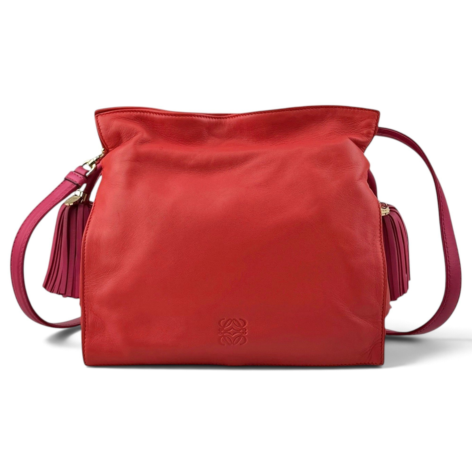 Flamenco leather crossbody bag