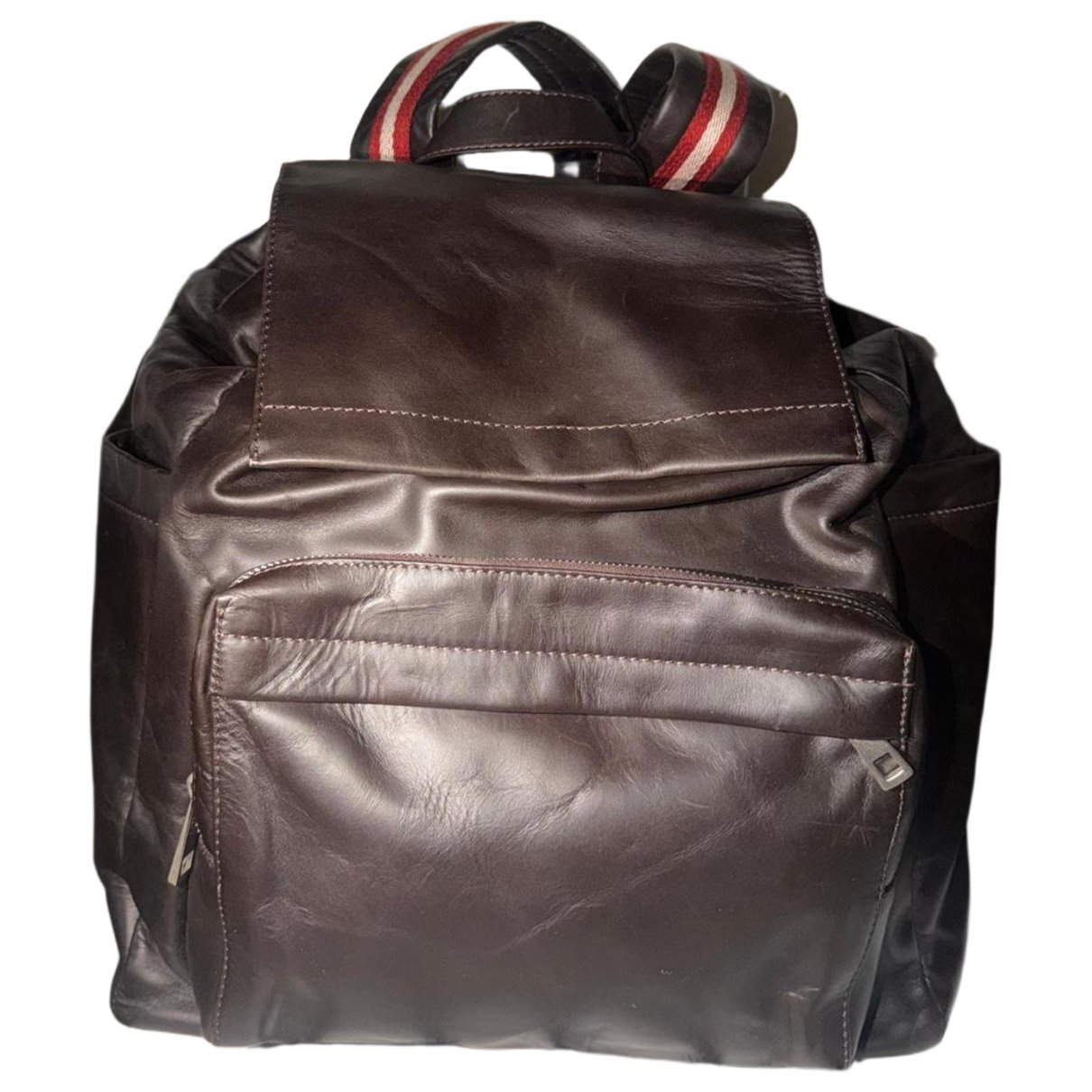 Leather backpack