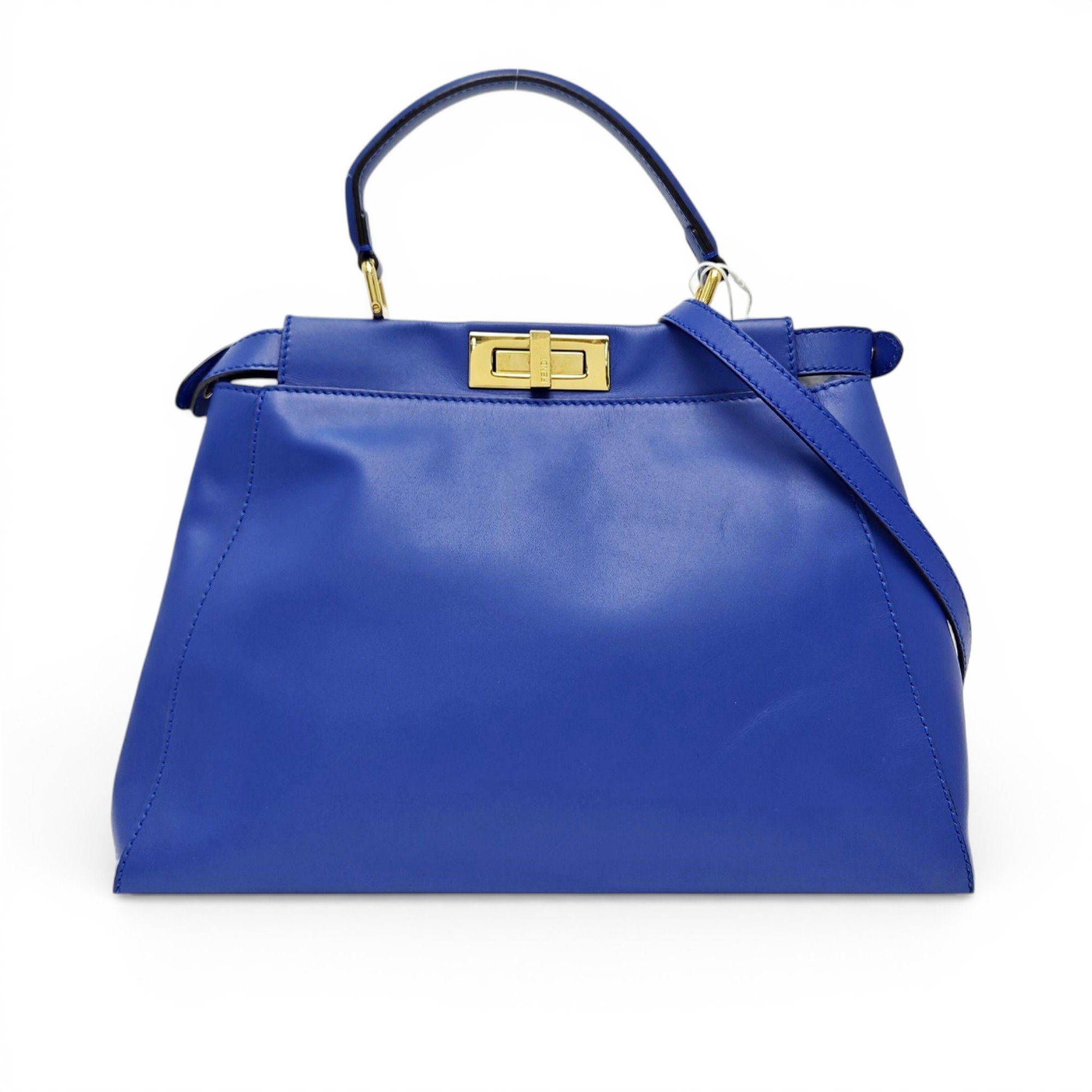 Peekaboo leather handbag
