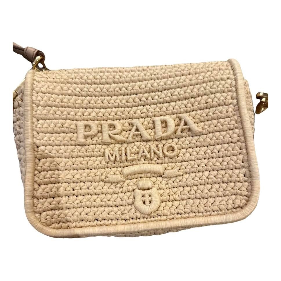 Tweed clutch bag