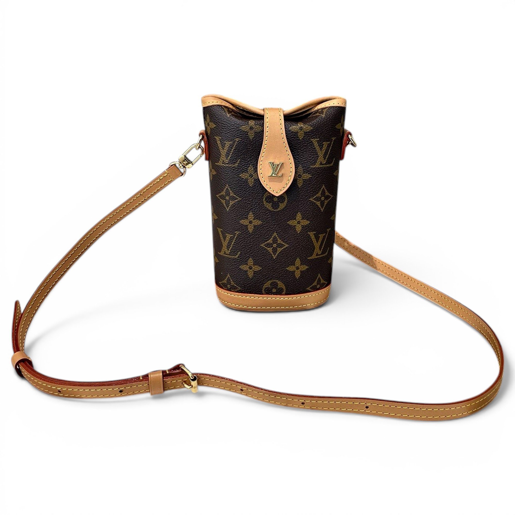 Fold leather handbag