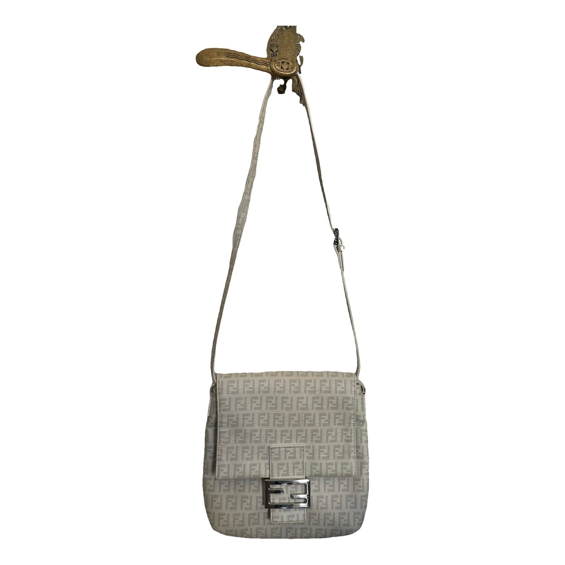 Fendi Mamma Baguette cloth handbag