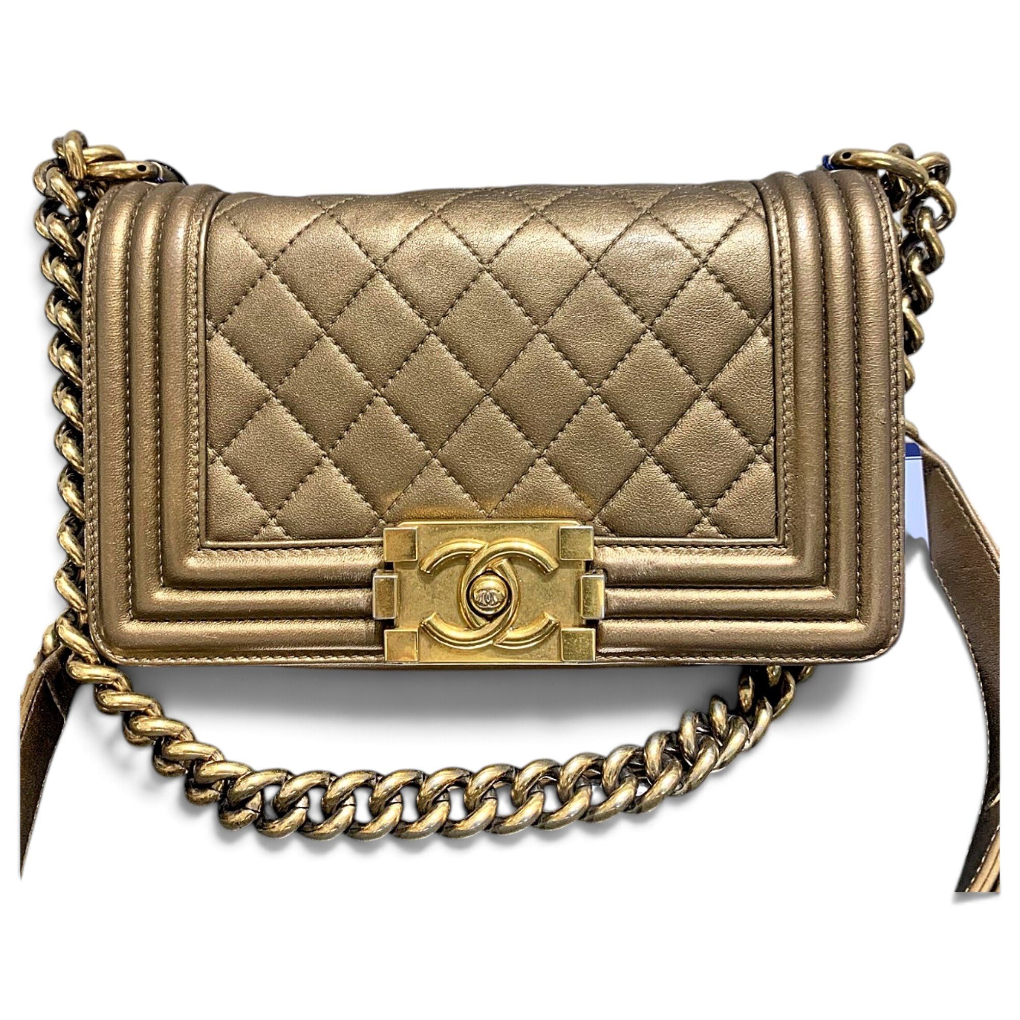 Boy leather crossbody bag