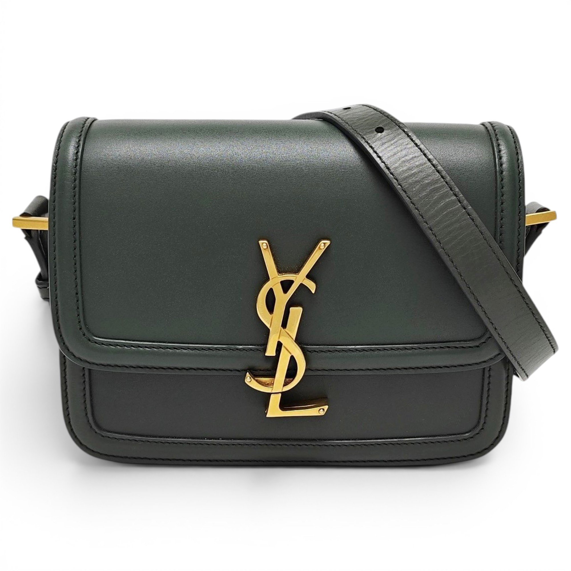 Solférino leather handbag