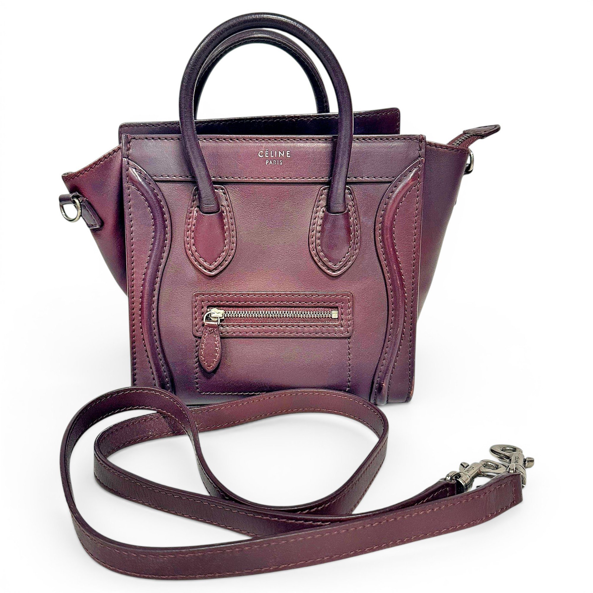 Nano Luggage leather handbag