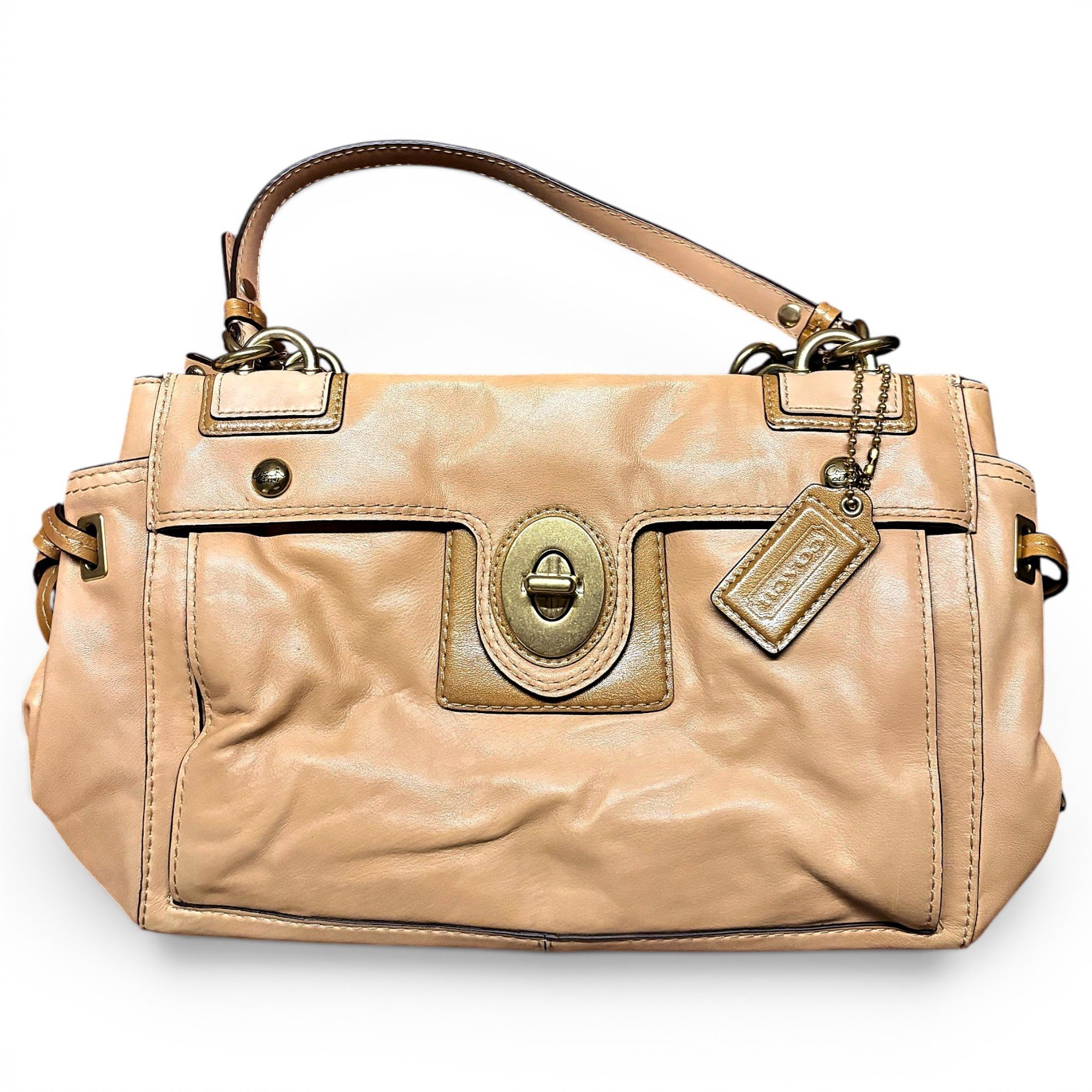 Leather satchel