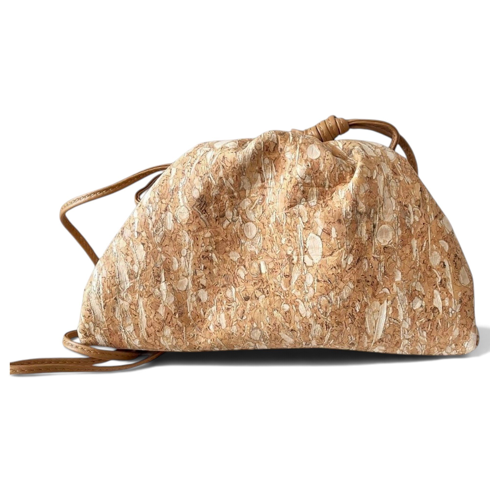 Pouch leather handbag