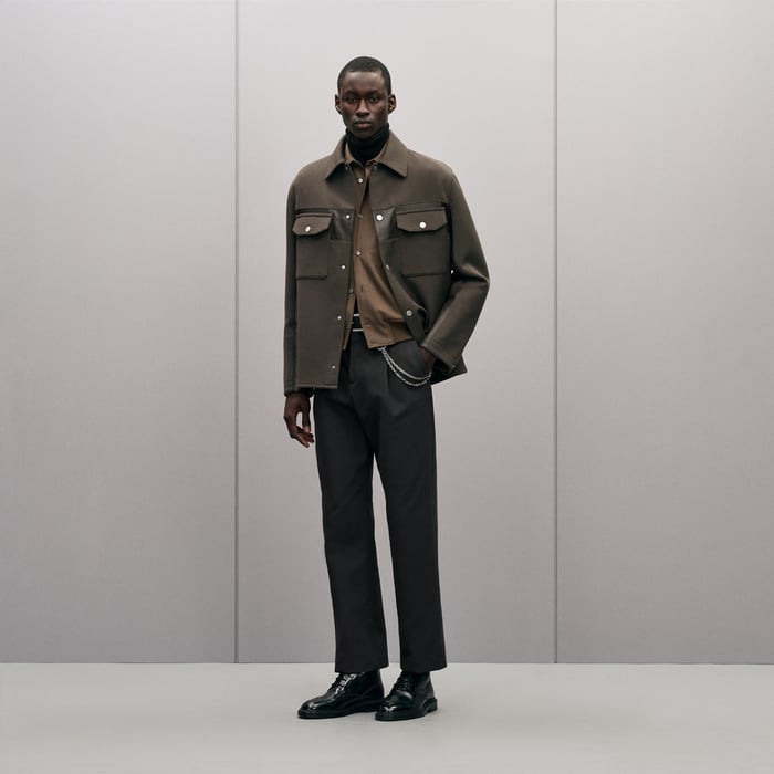 Taupe Overshirt