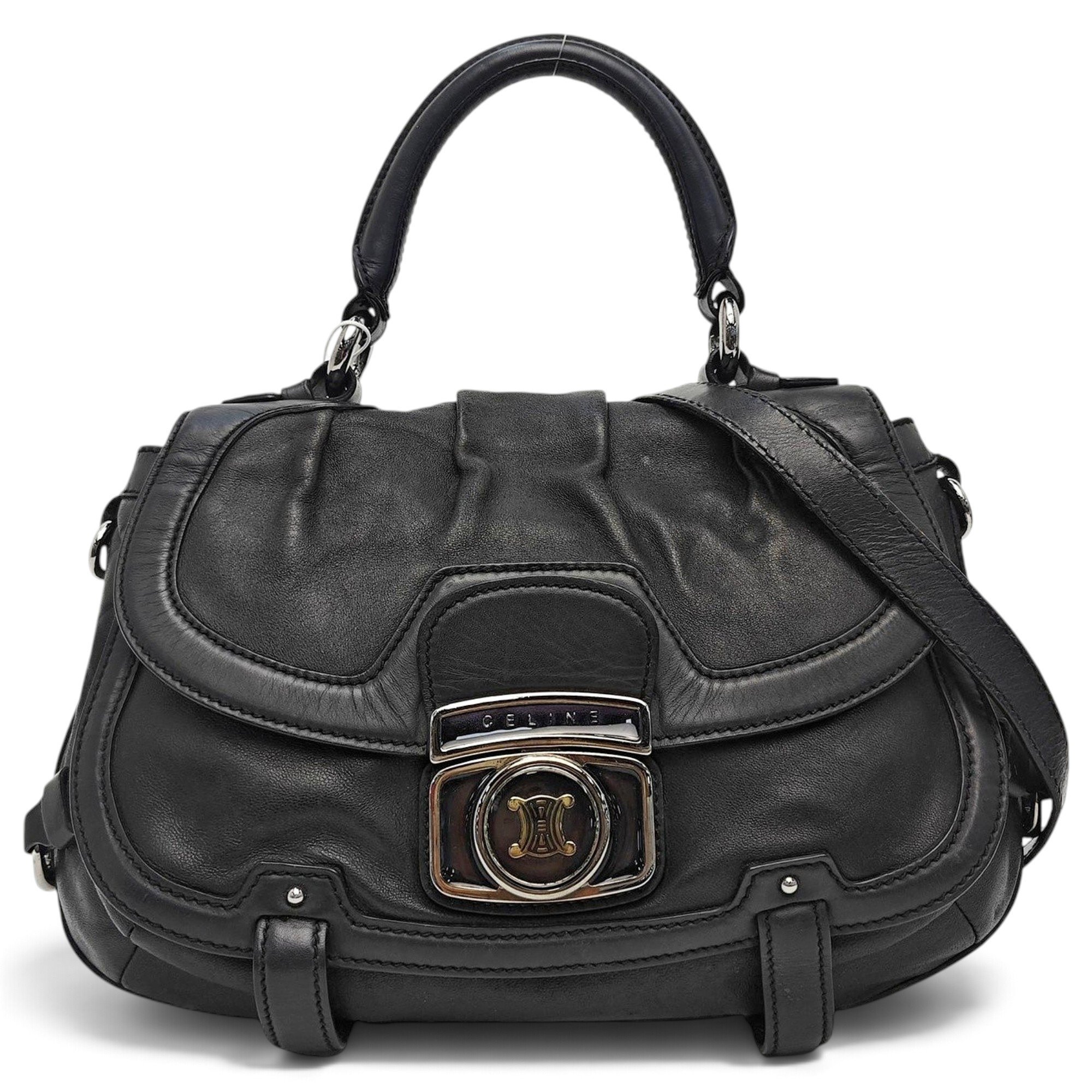 Leather handbag