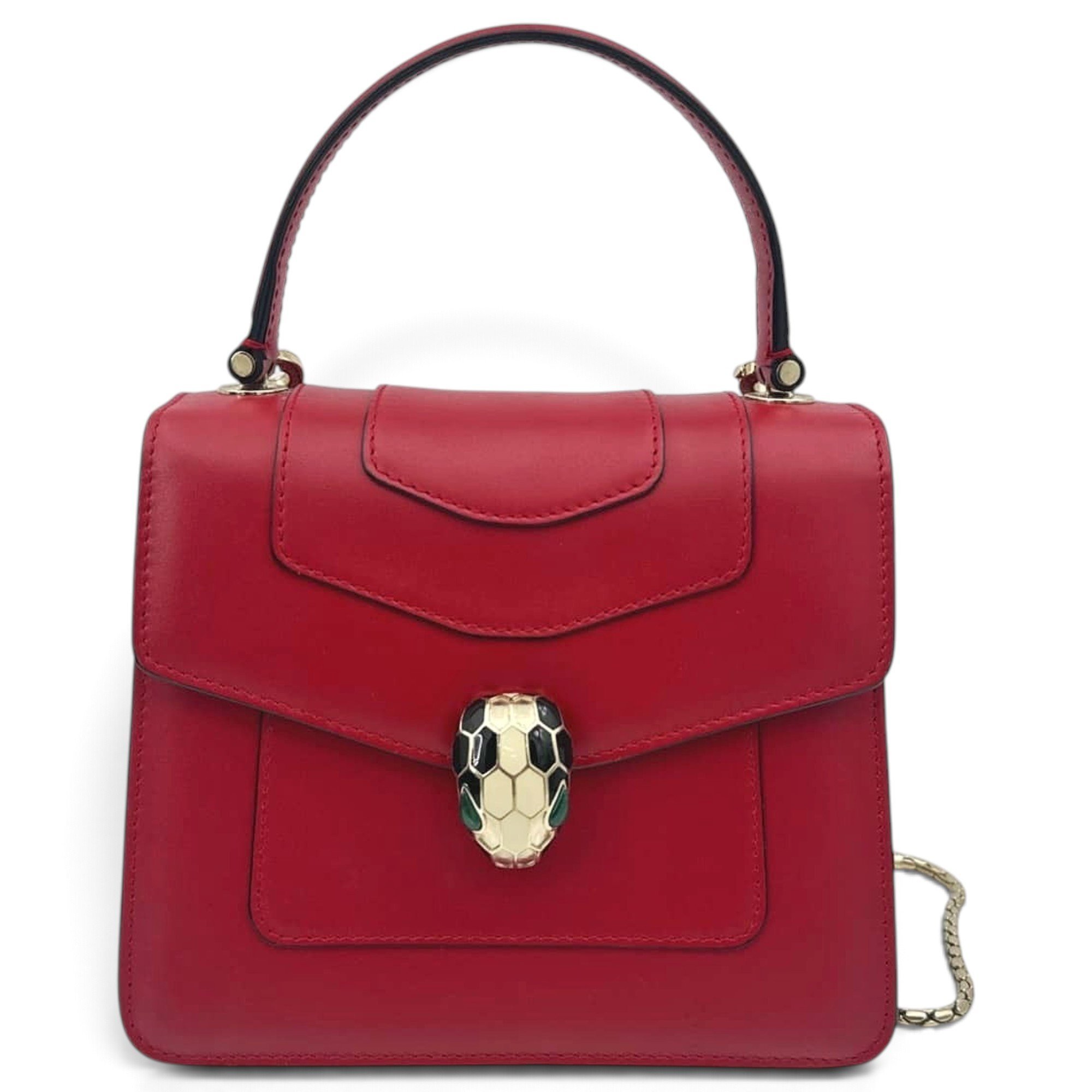 Bvlgari Serpenti leather crossbody bag