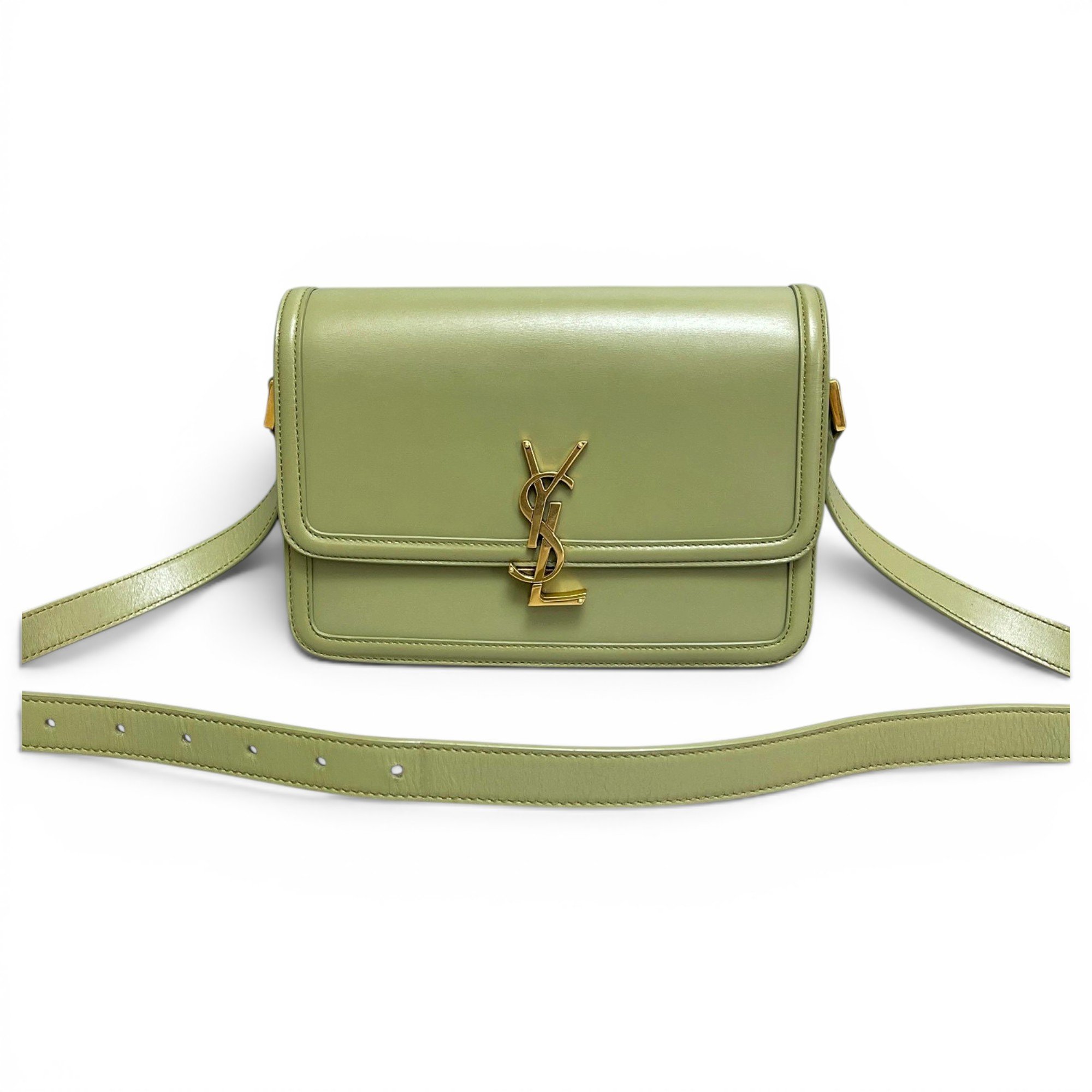 Solférino leather handbag