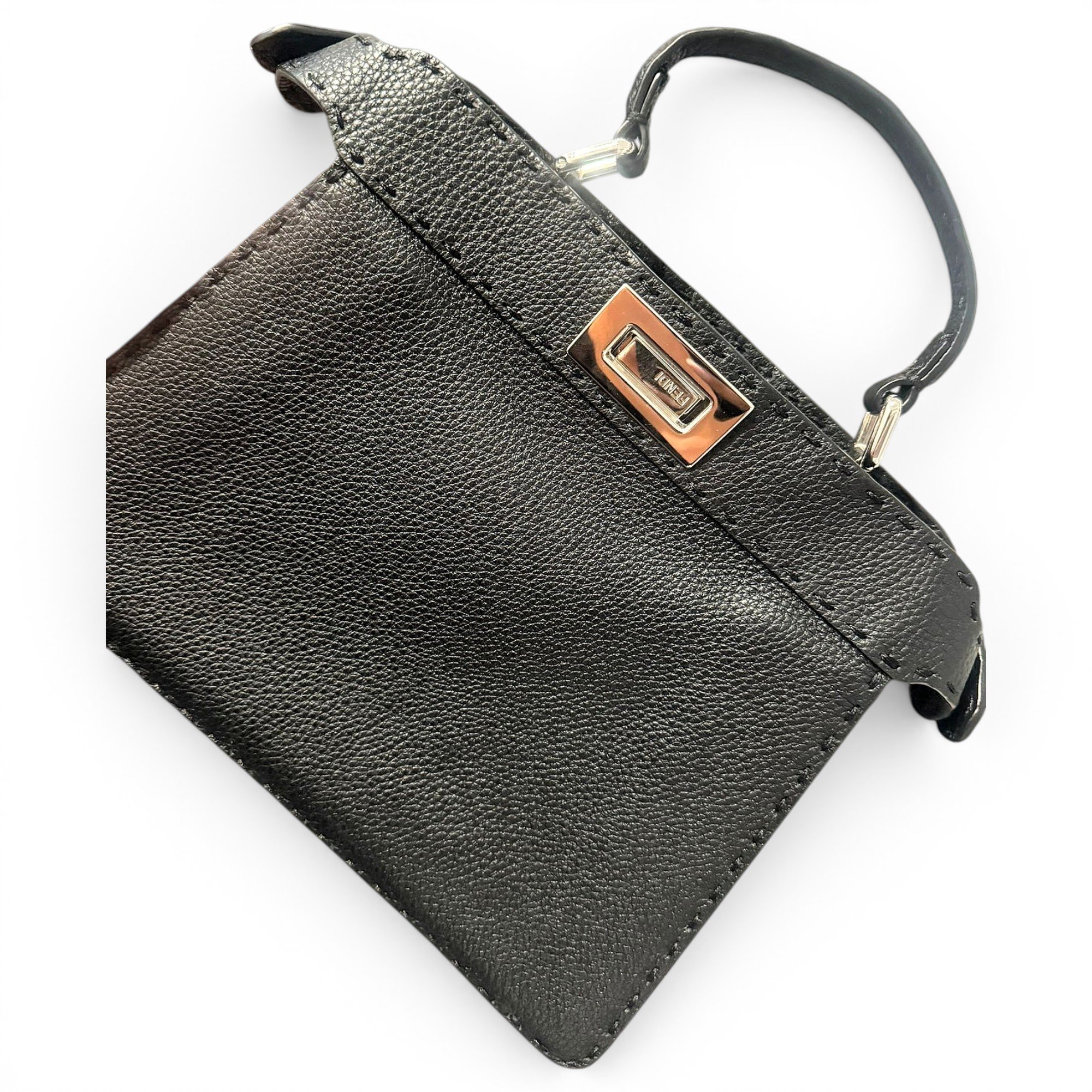 Peekaboo leather handbag