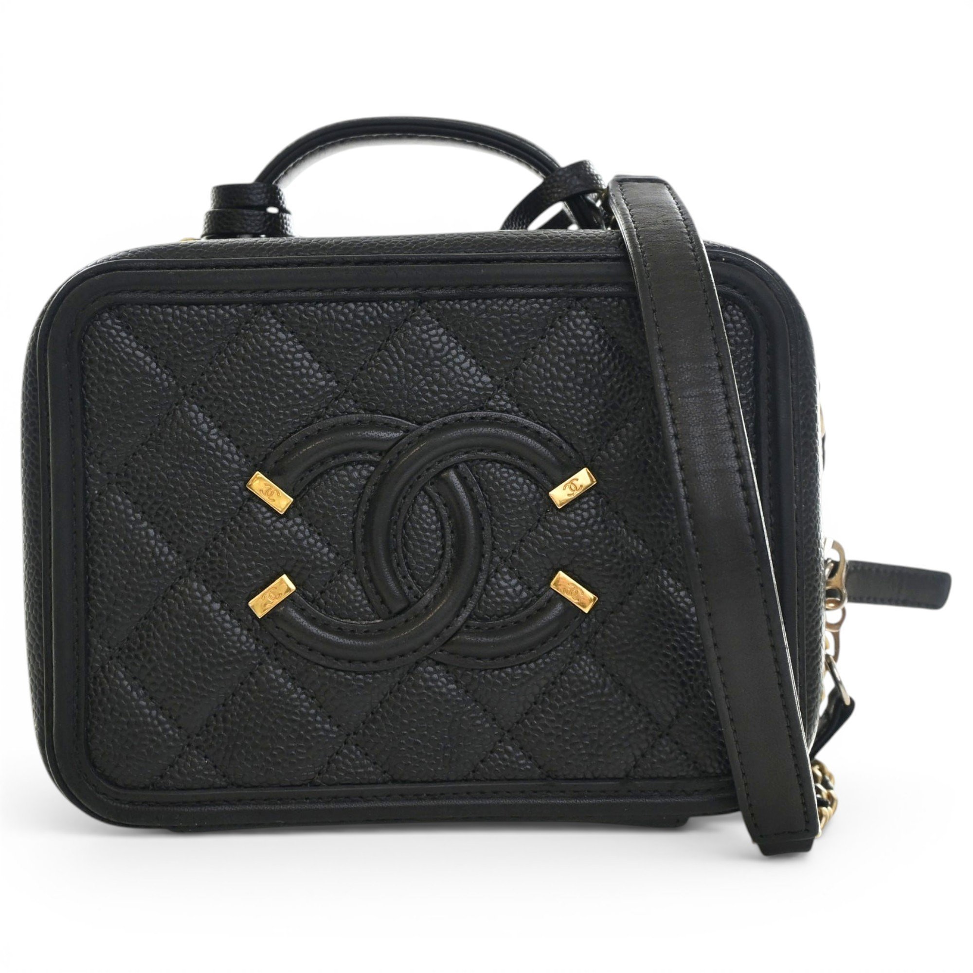 CC Filigree leather crossbody bag