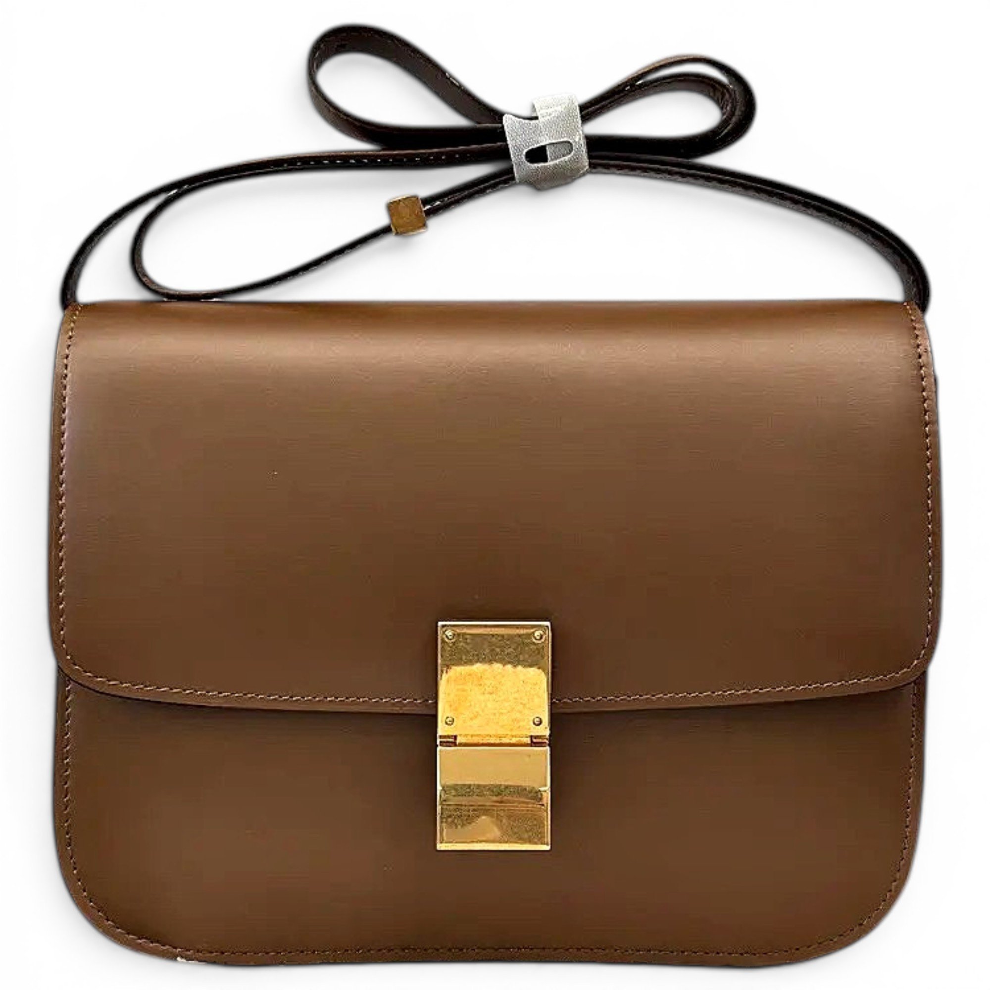 Classic leather crossbody bag