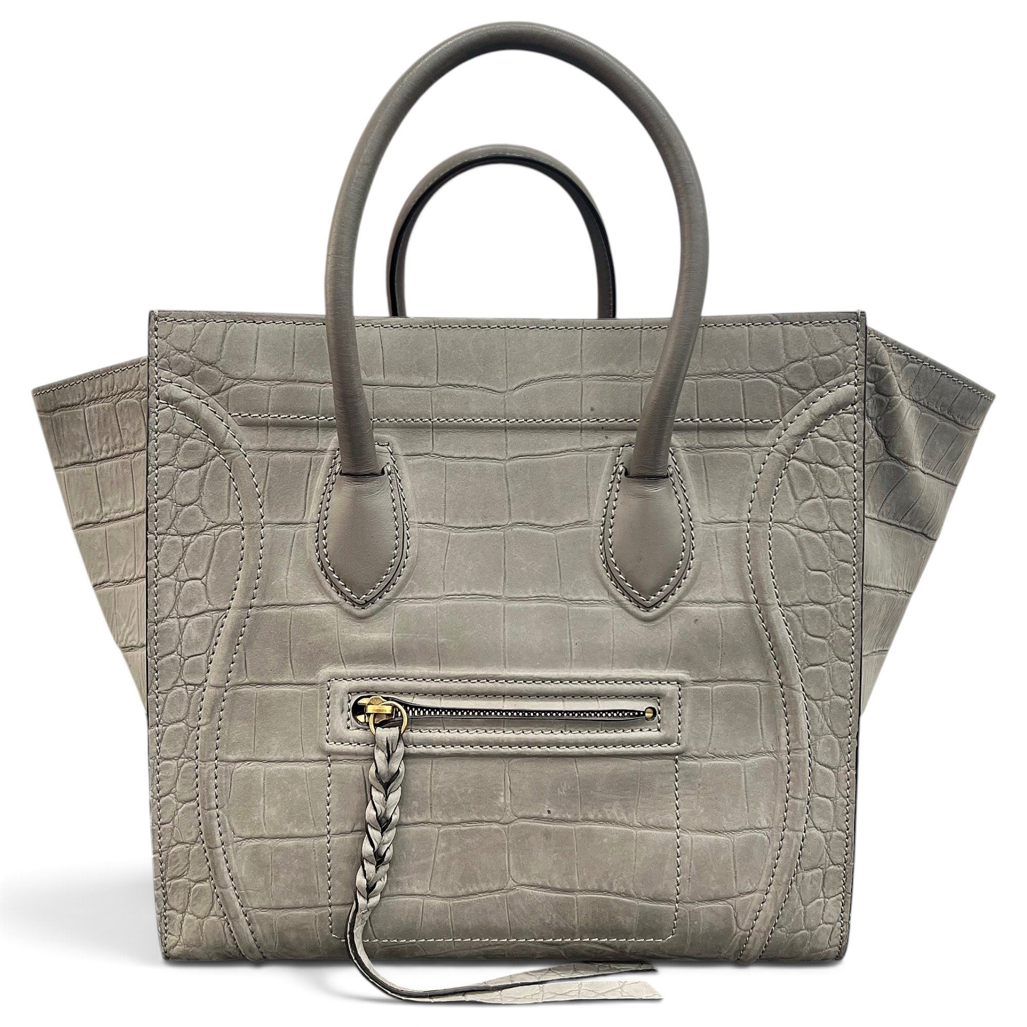 Luggage leather handbag