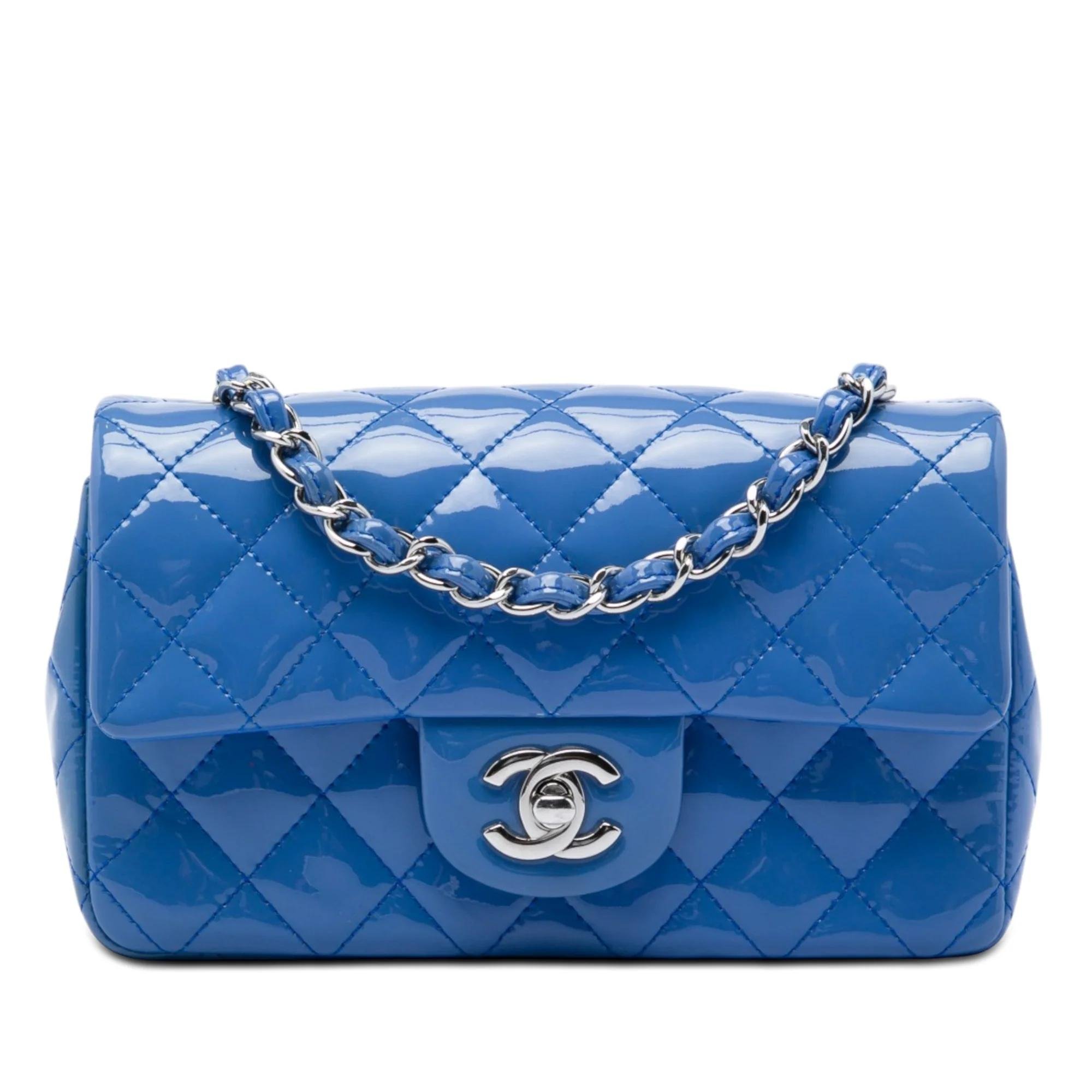 Patent leather handbag