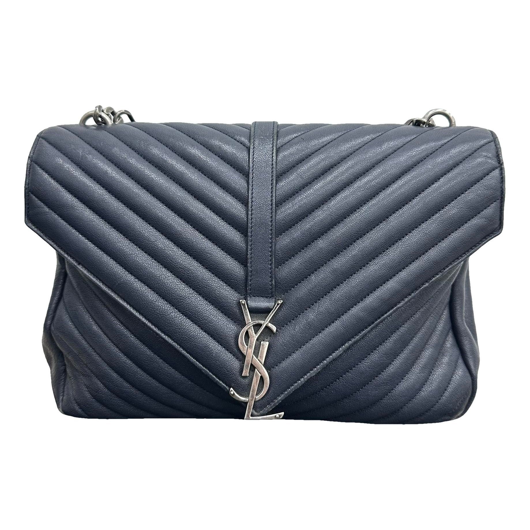 Collége monogramme leather handbag