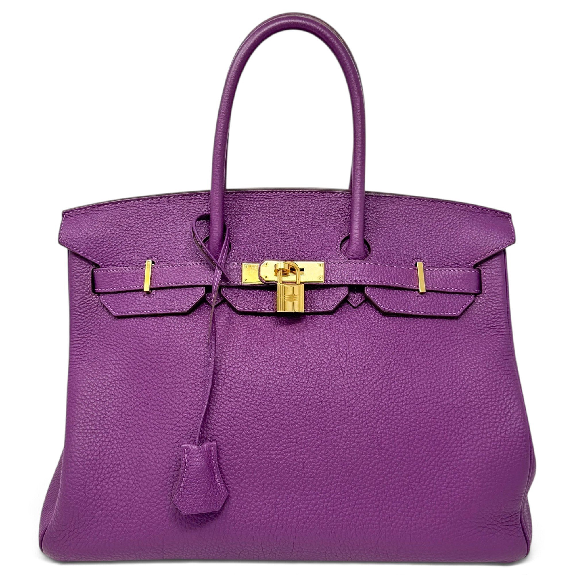Hermes Birkin 35 Handbag Anémone Togo Leather 2023