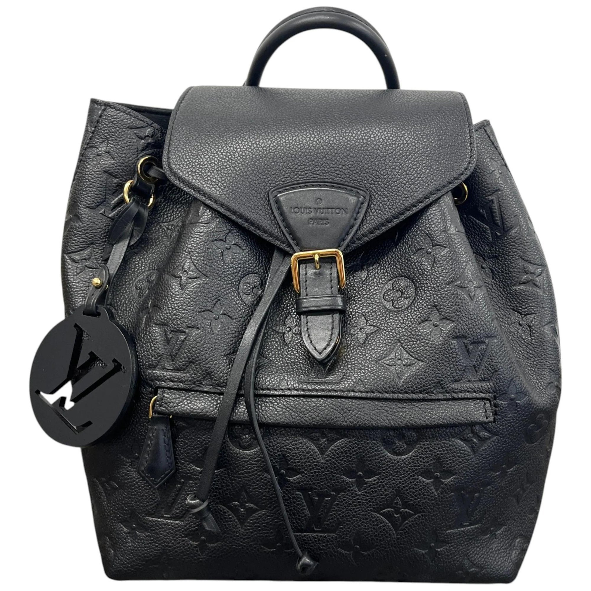 Leather backpack