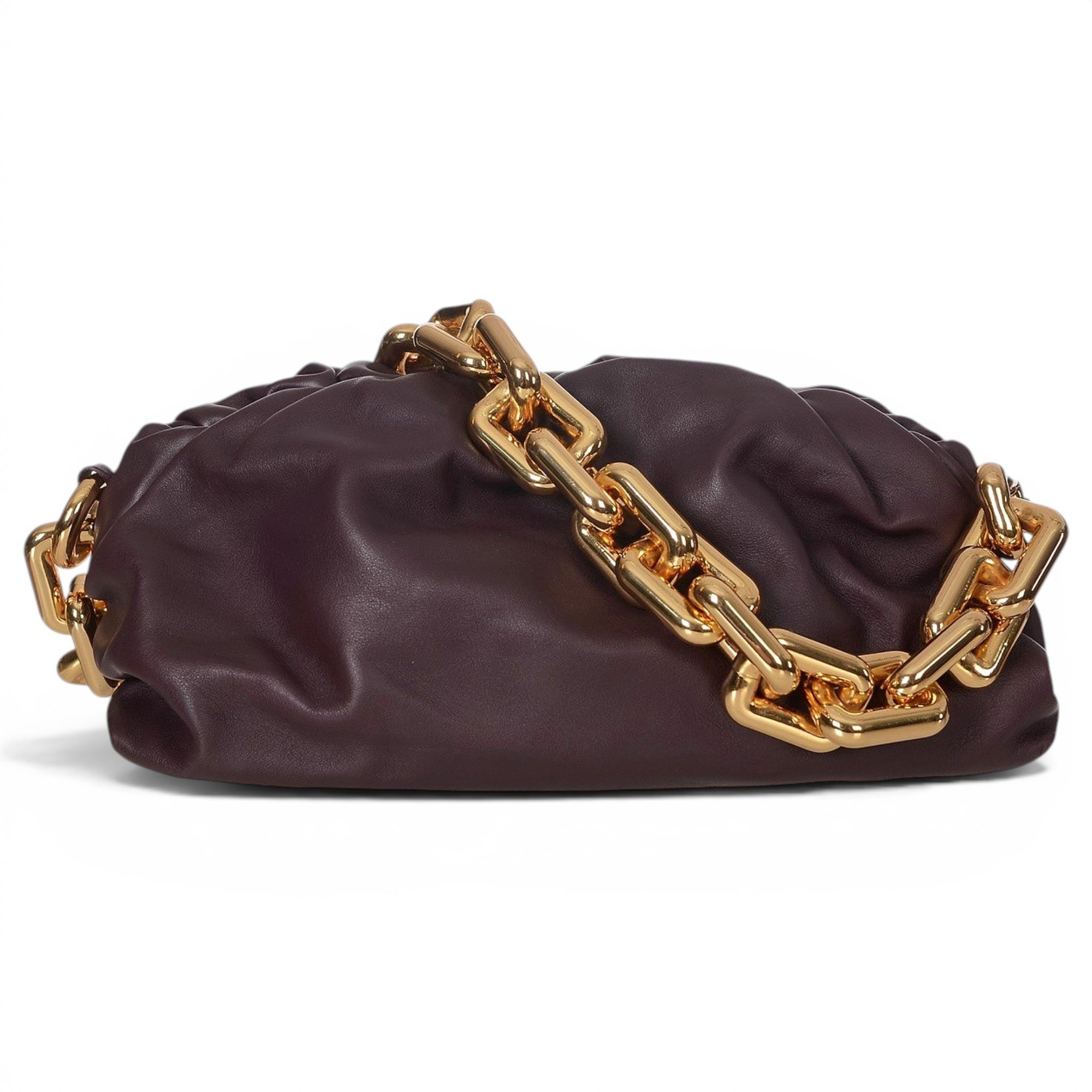 Chain Pouch leather handbag