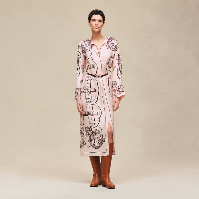 Rose Opaline "Ferronnerie Remix" Caftan