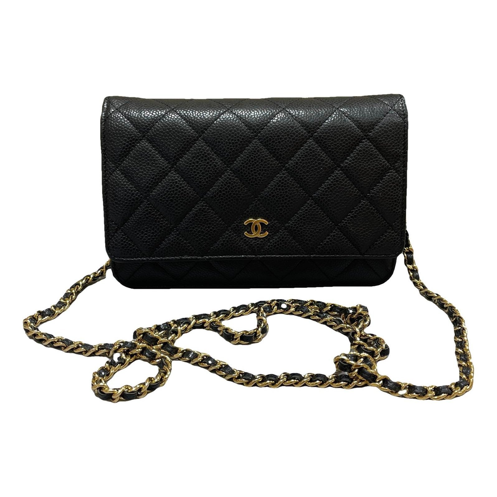 Wallet On Chain Timeless/Classique leather crossbody bag
