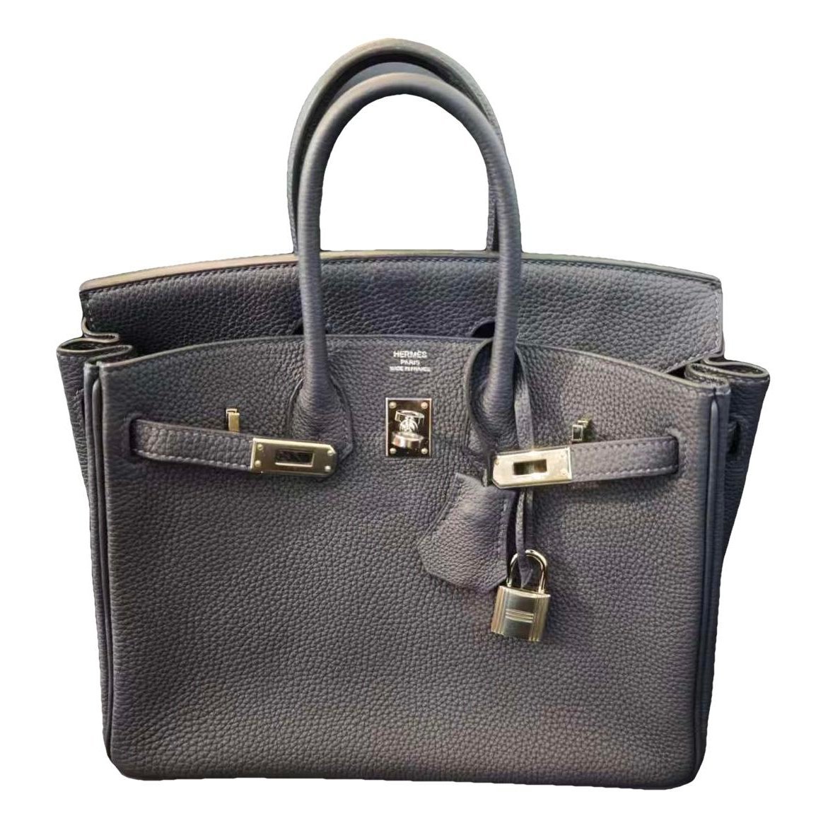 Birkin 25 leather handbag