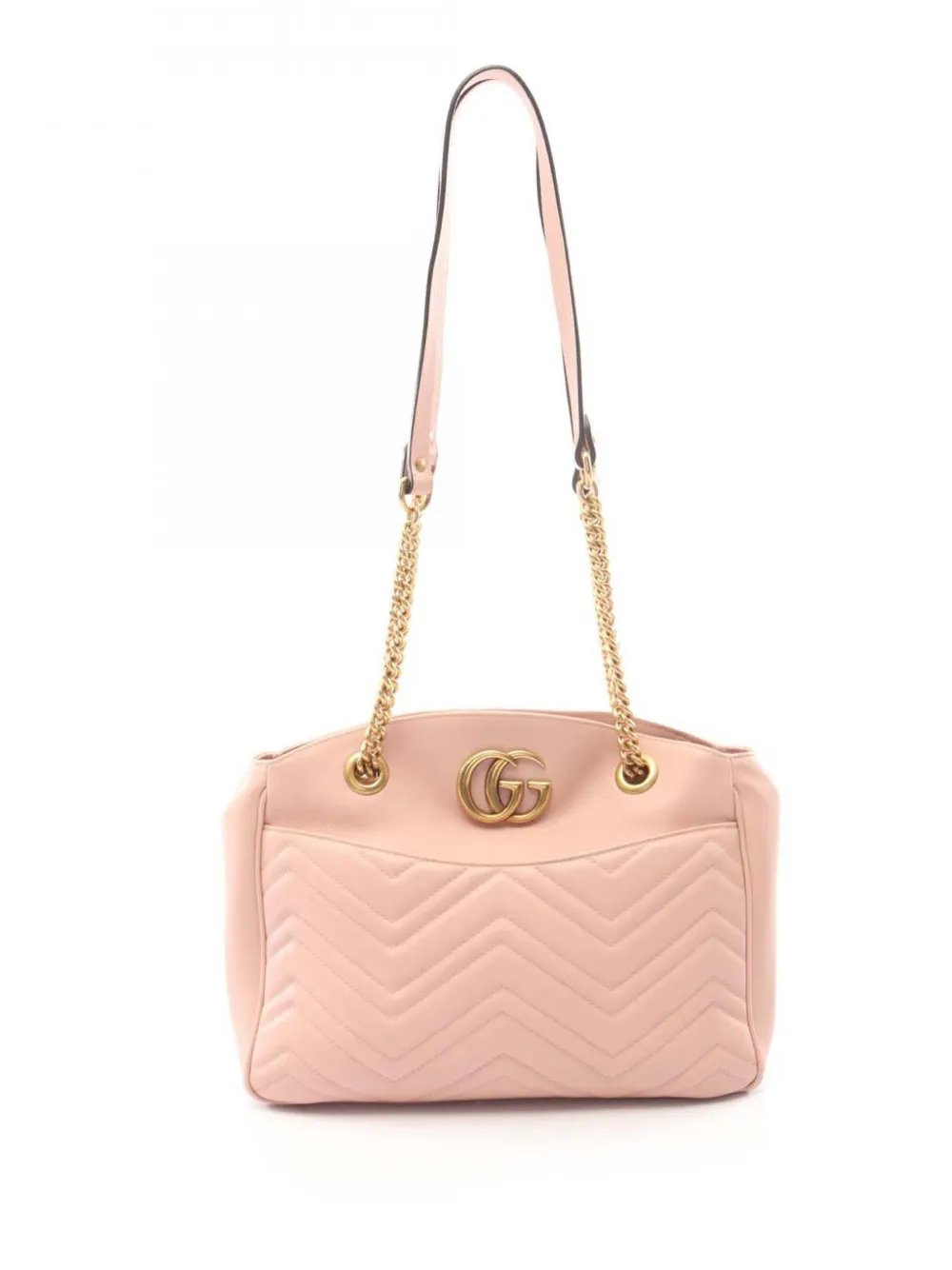 2000-2015 Medium GG Marmont Matelasse Leather Chain shoulder bag