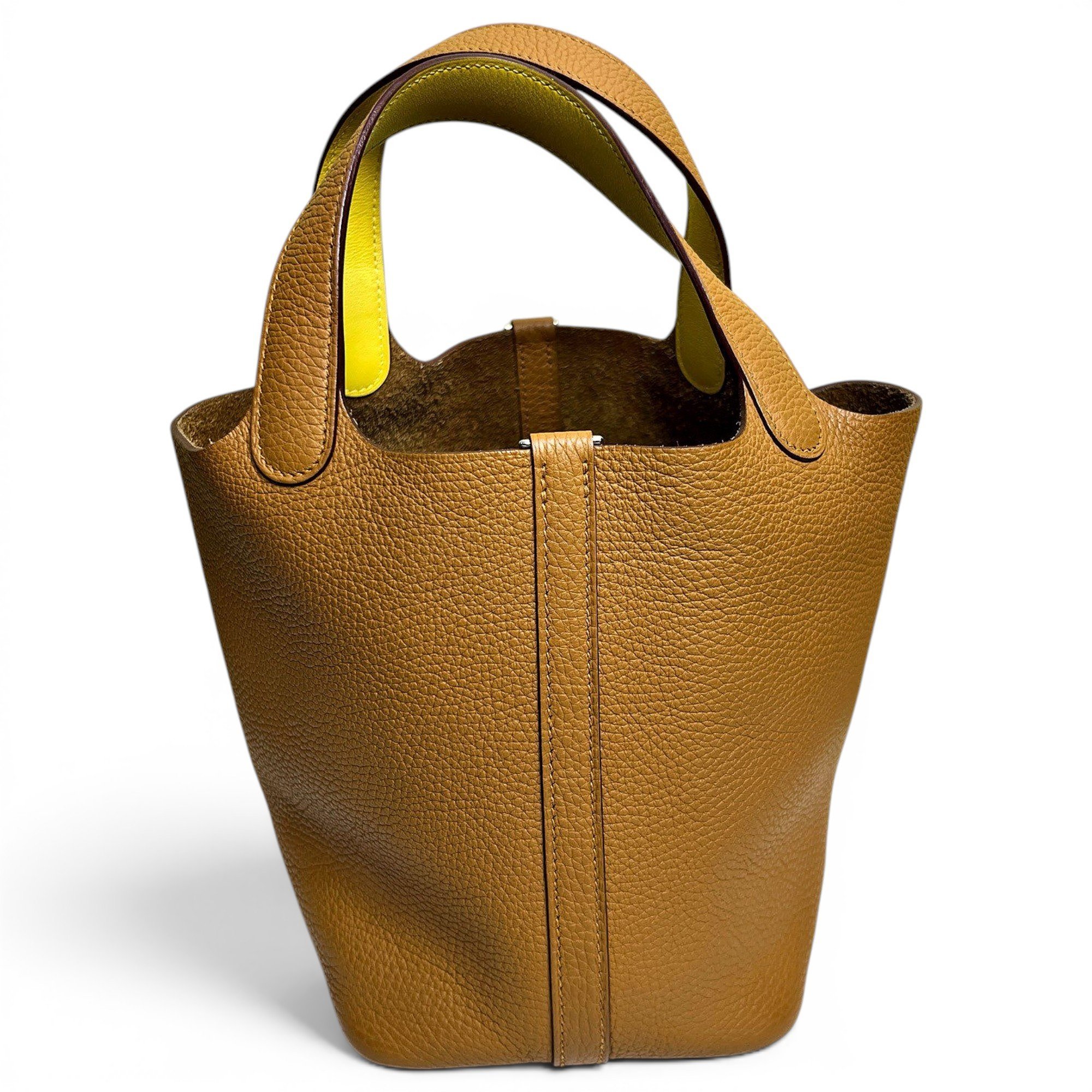 Picotin leather handbag