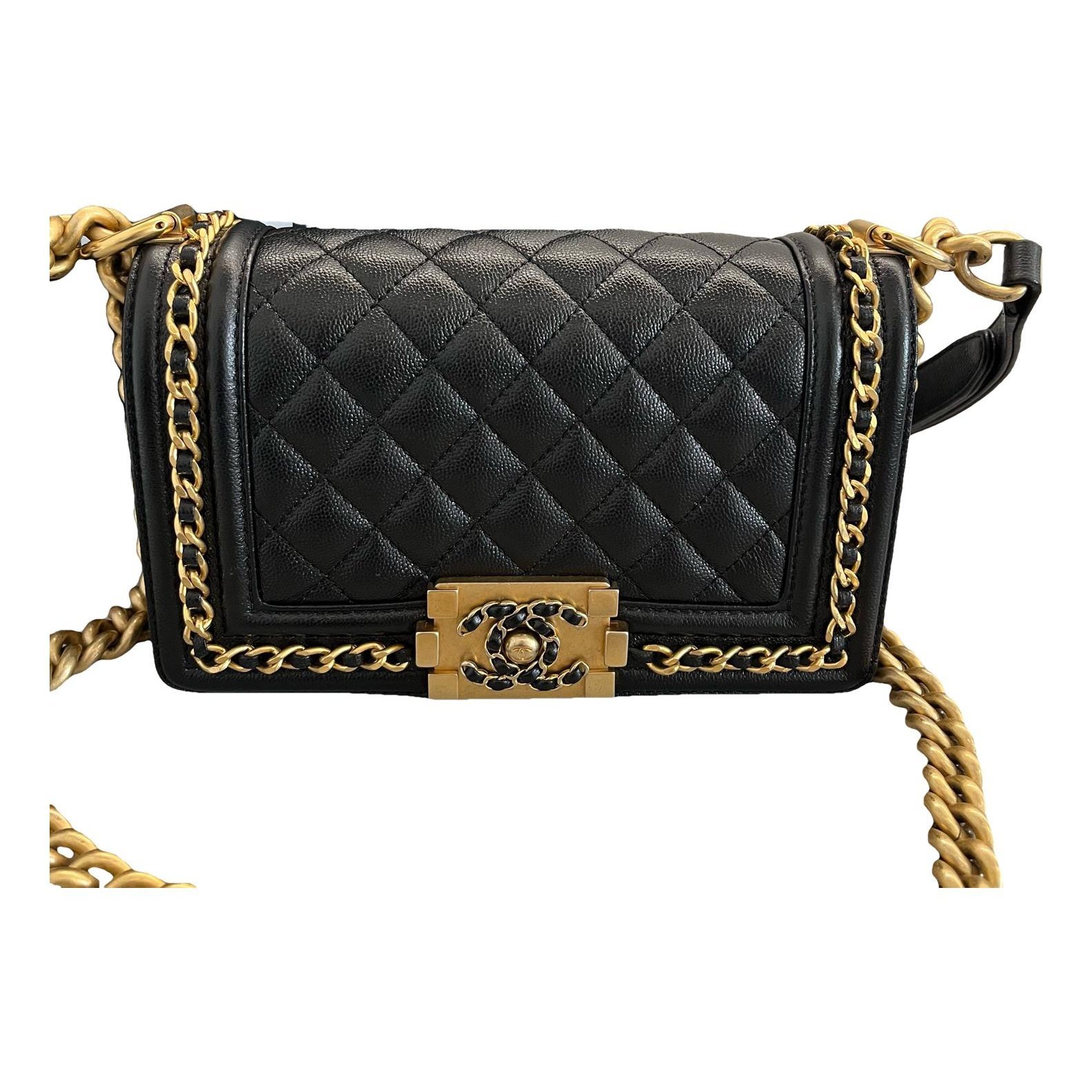Boy leather crossbody bag