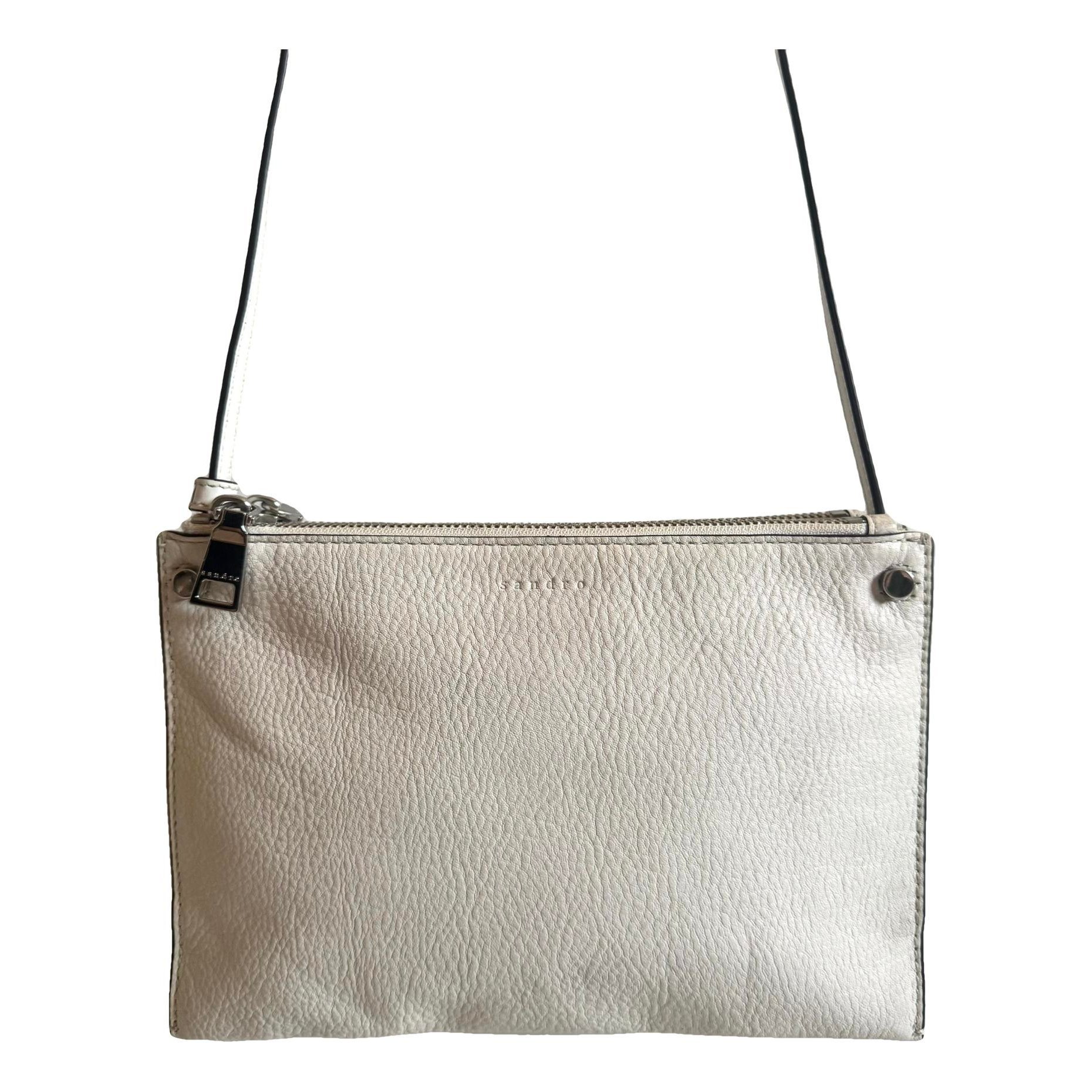Sandro Addict leather crossbody bag