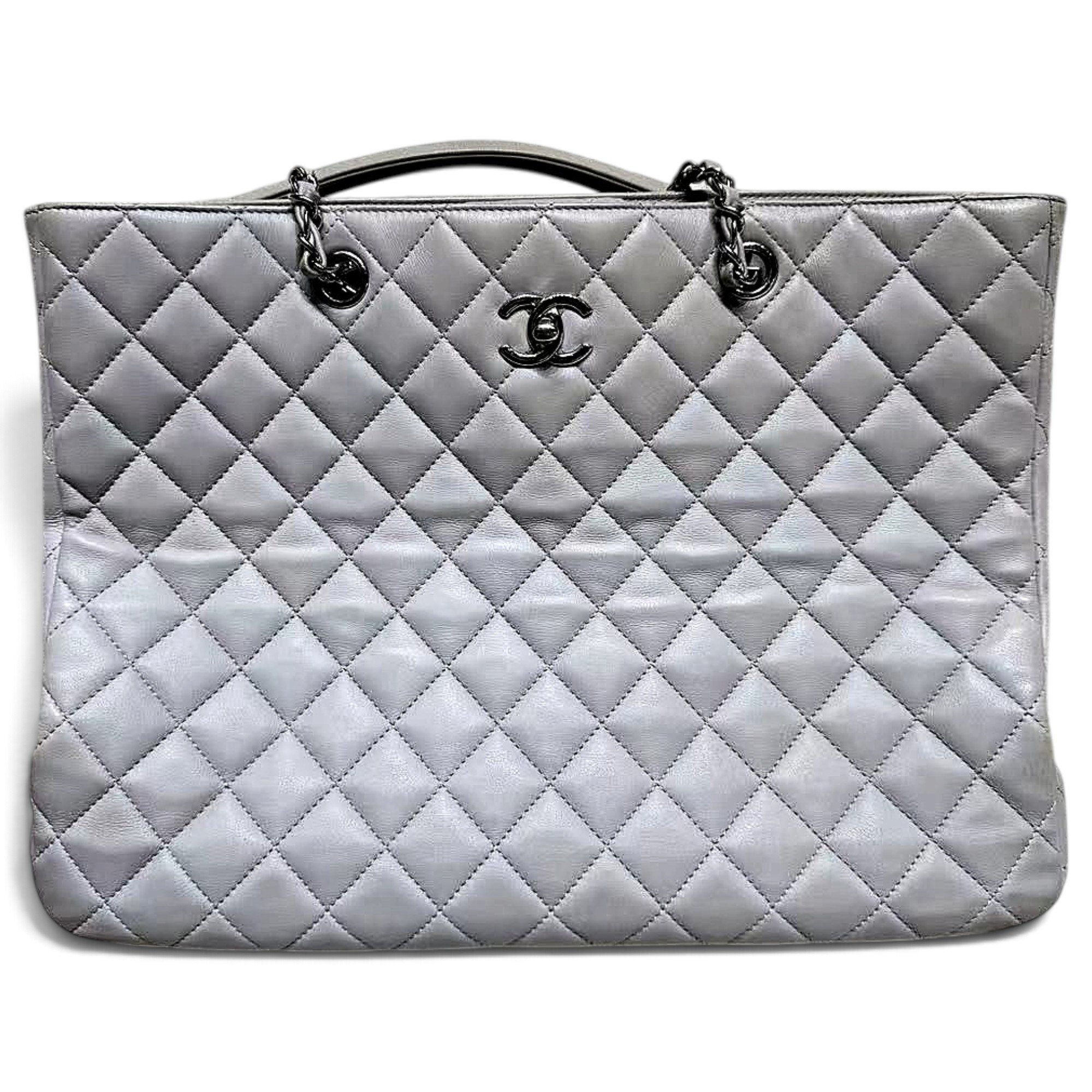 Grand shopping leather tote