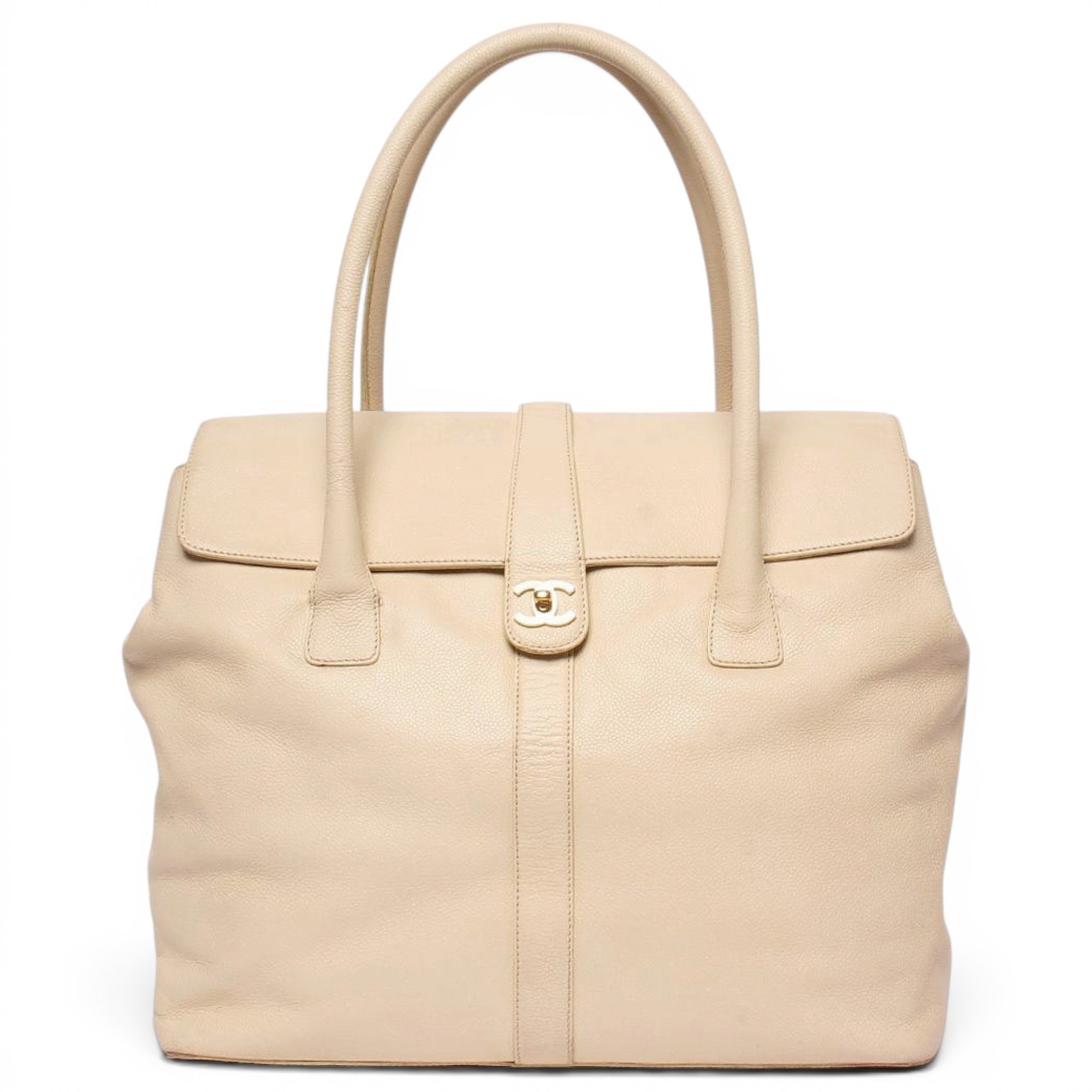 Leather tote